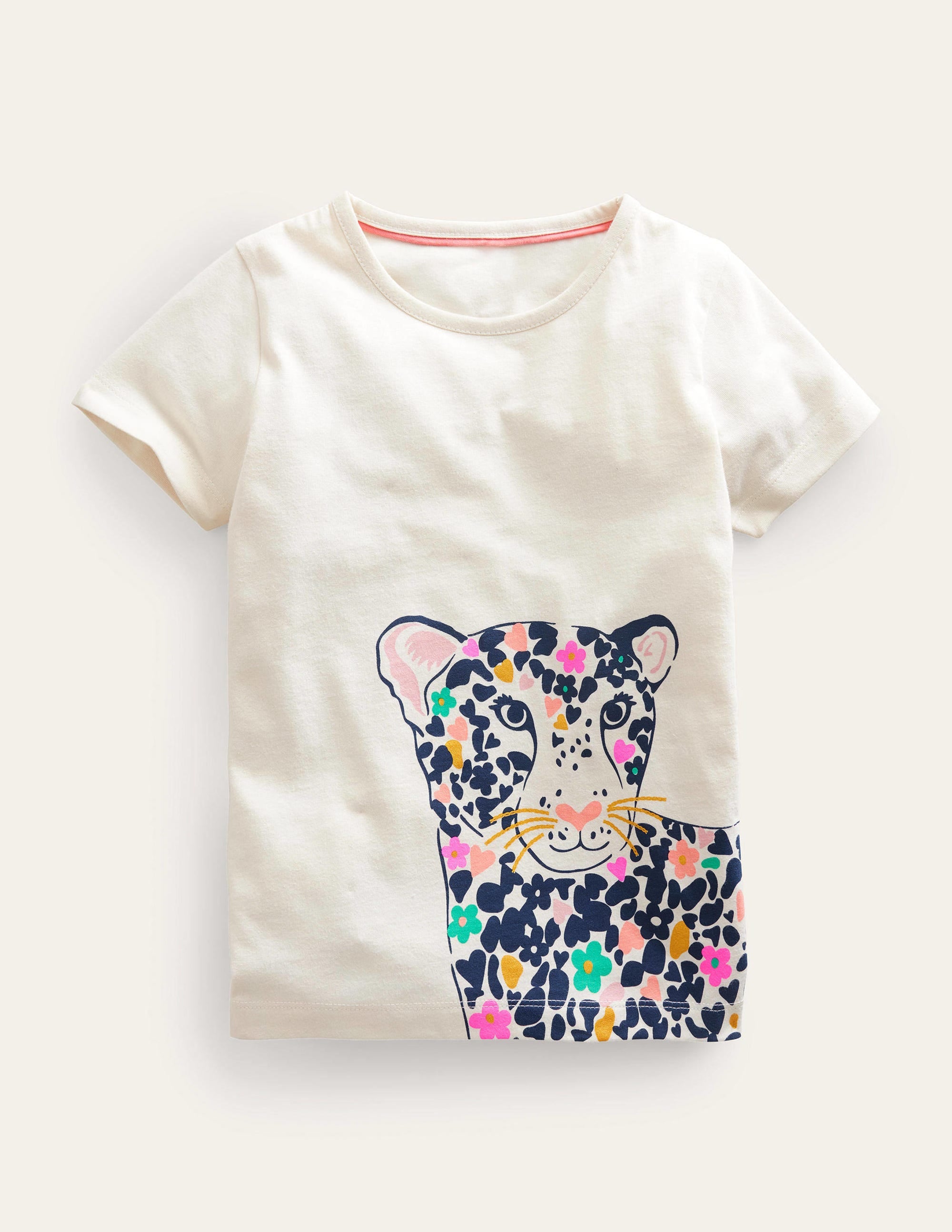 Leopard Logo Tee-Vanilla Pod Leopard - Image 1