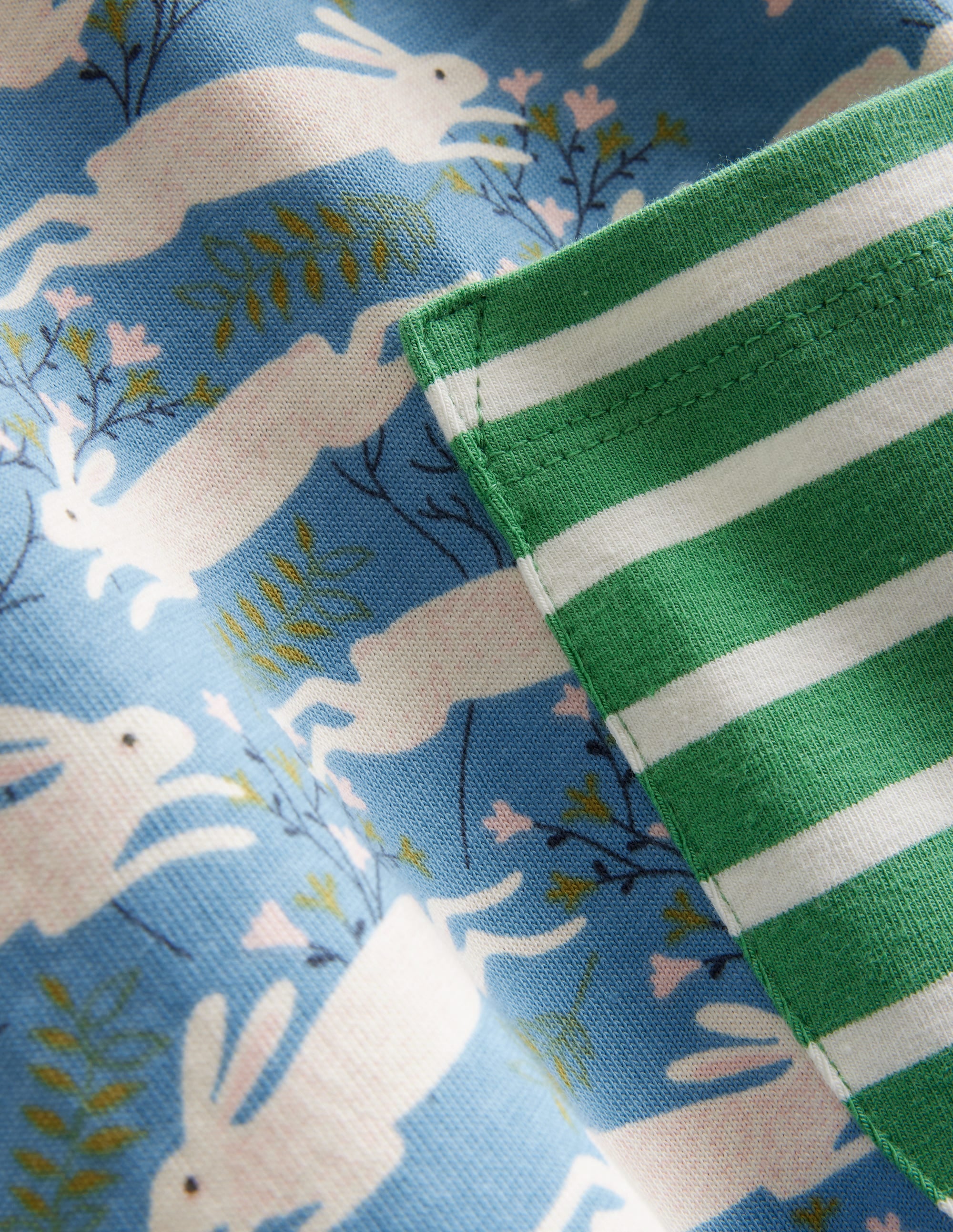 Tunic and Leggings Set-Blue Bunny Hop - Image 3