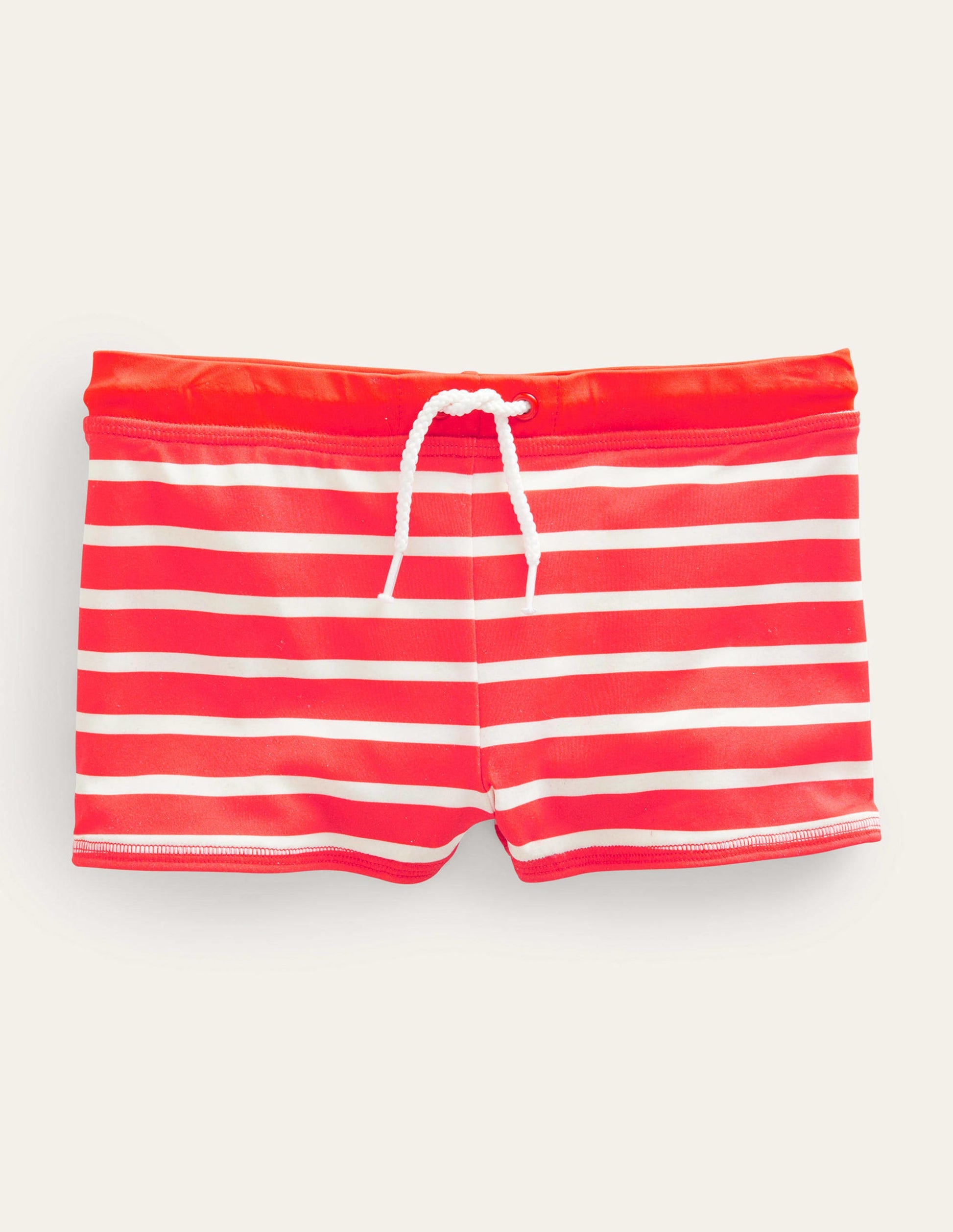 Swim Trunks B1815-Strawberry Tart & Ivory Stripe-1