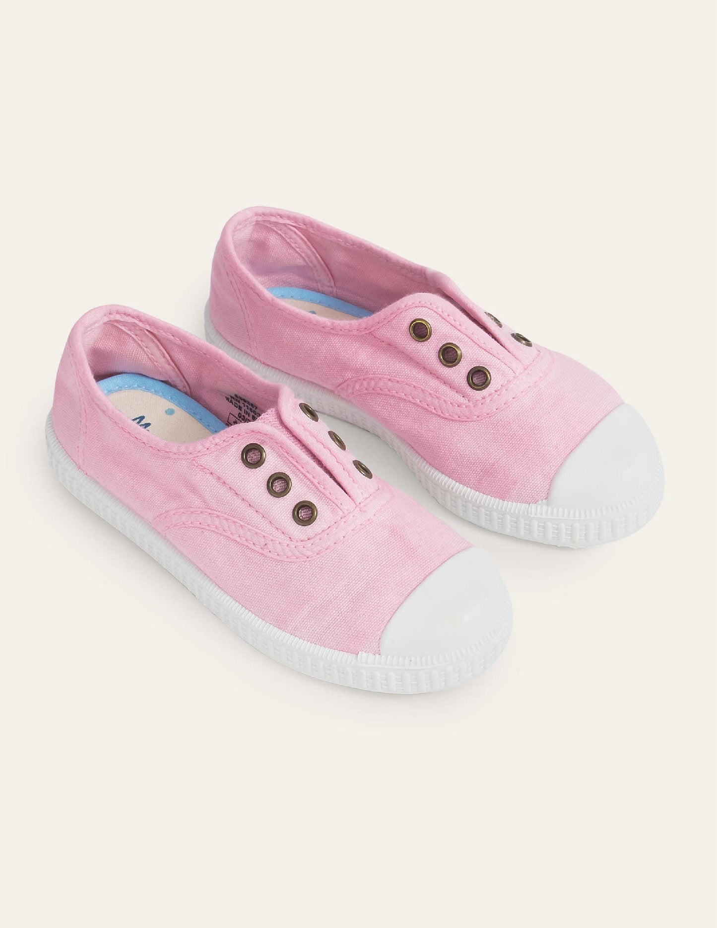 Laceless Canvas Pull-ons-Cameo Pink