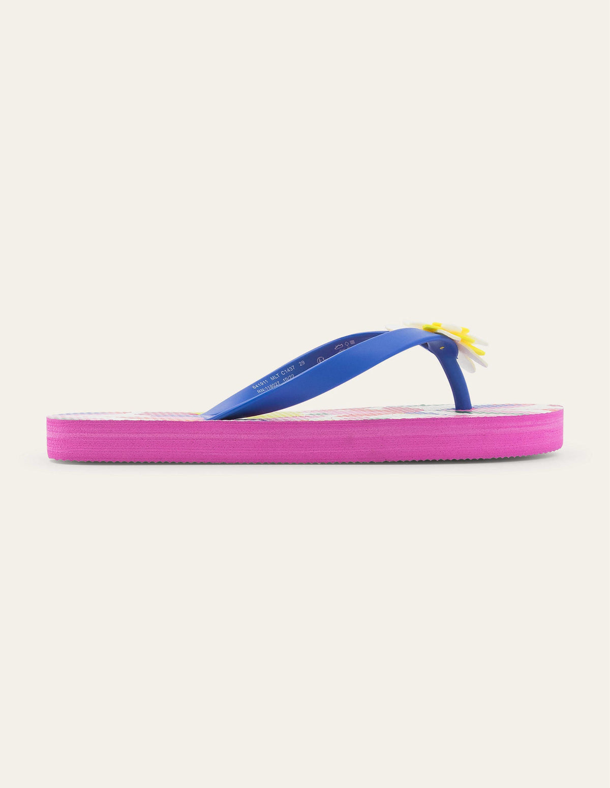 Flip Flops (Girls)-Multi Floral - Image 1