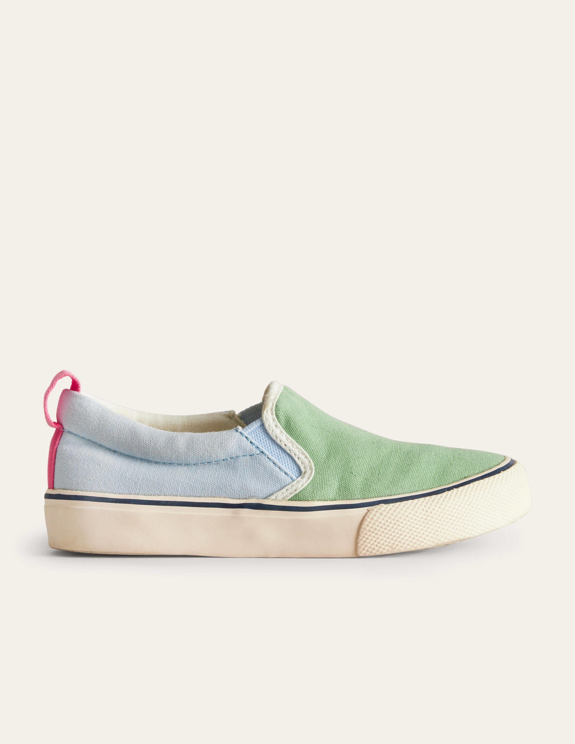 Canvas Slip Ons-Multi - Image 1