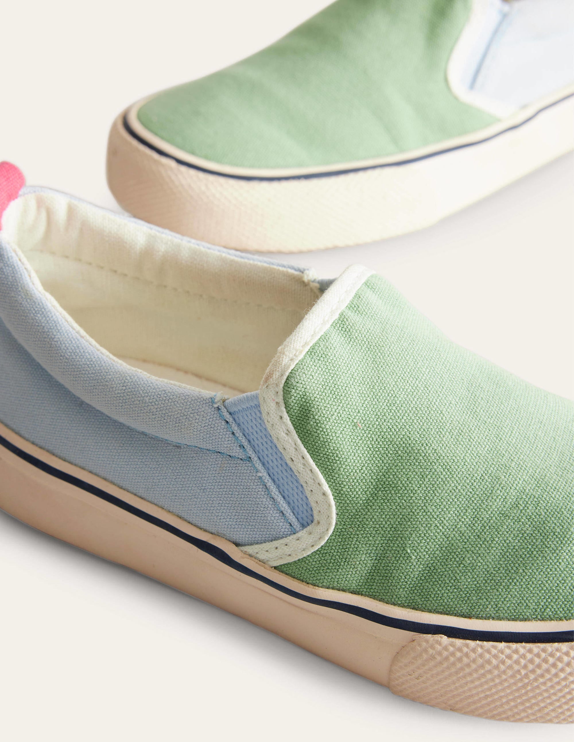 Canvas Slip Ons-Multi - Image 3