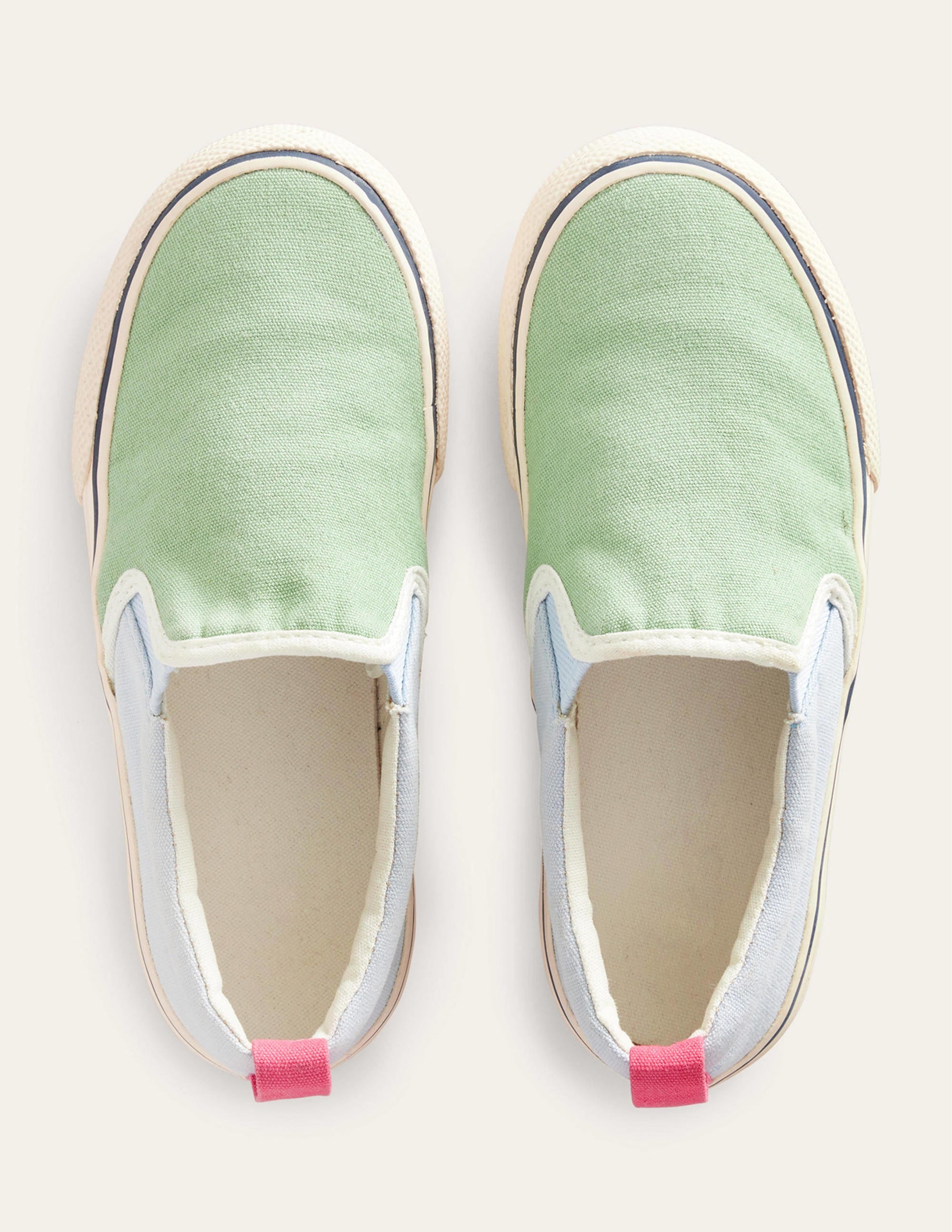 Canvas Slip Ons-Multi - Image 4