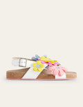 Crossover Sandals-White