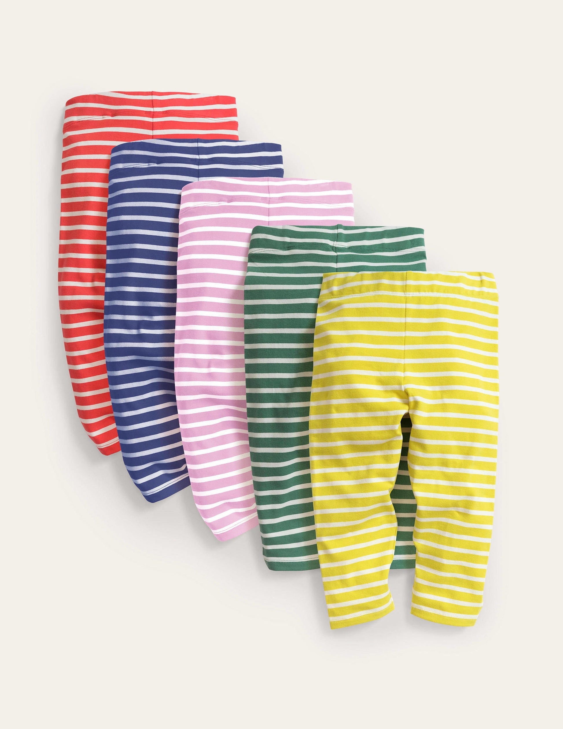 5-Pack Cropped Leggings-Multi Stripe-1