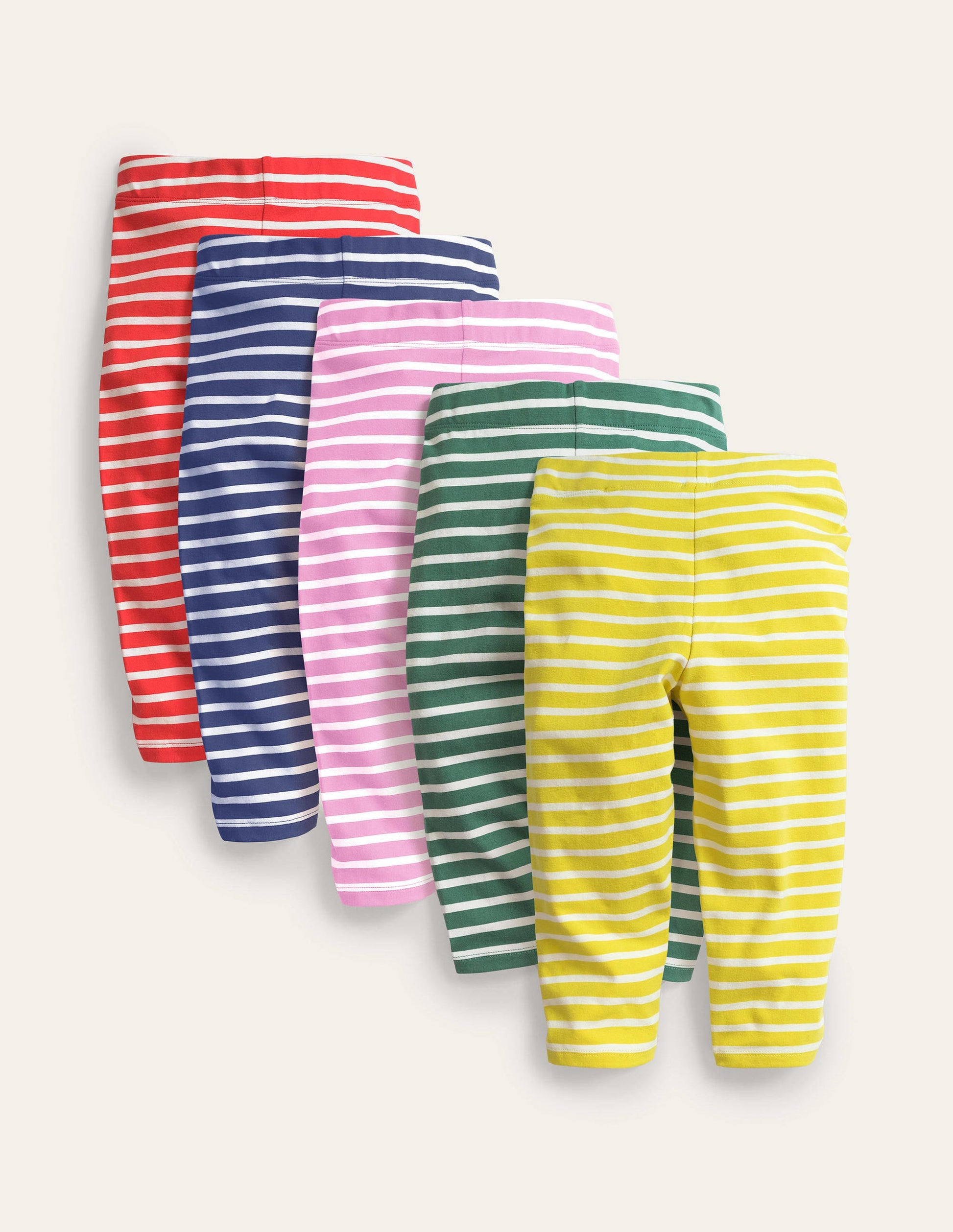 5-Pack Cropped Leggings-Multi Stripe-2