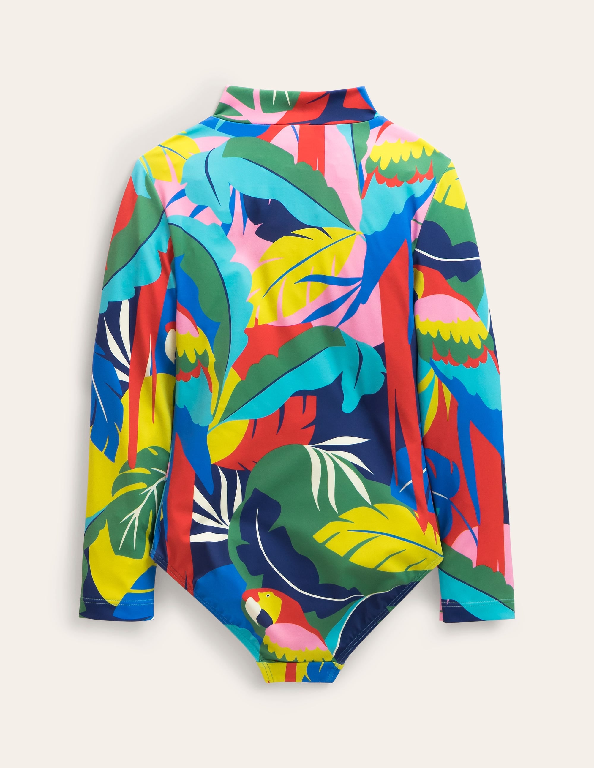 Long-sleeved Swimsuit-Multi Parrot - Image 2