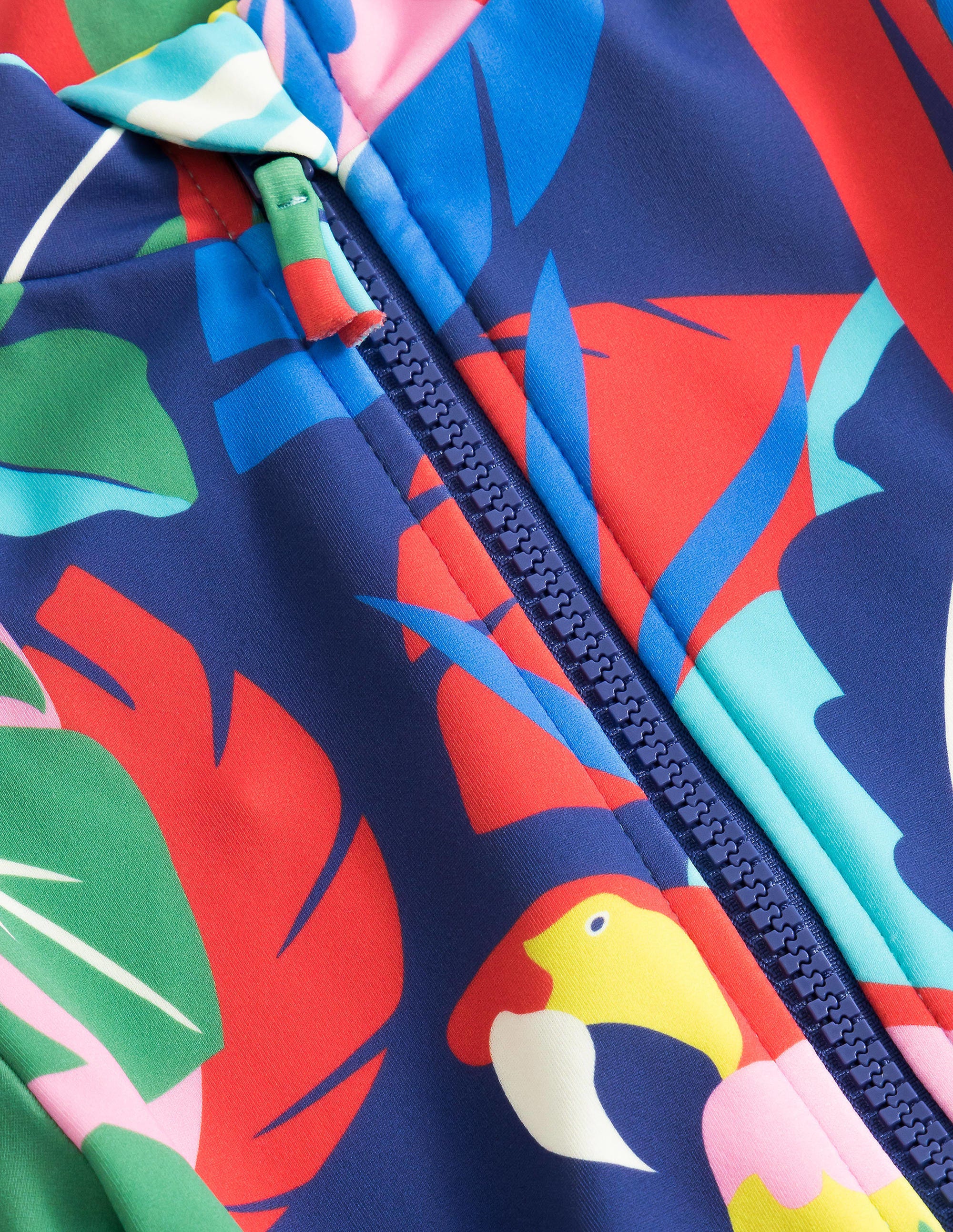 Long-sleeved Swimsuit-Multi Parrot - Image 3