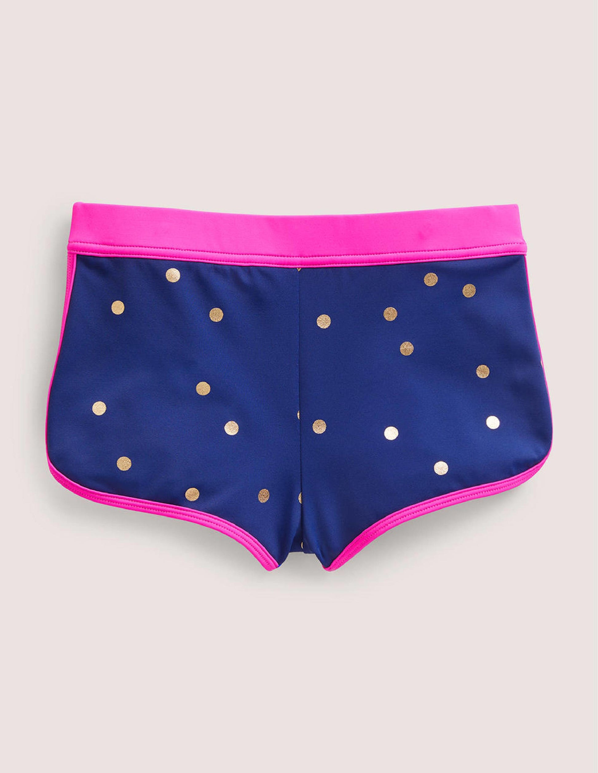 Patterned Swim Shorts-Harmony Blue Gold Spot-2