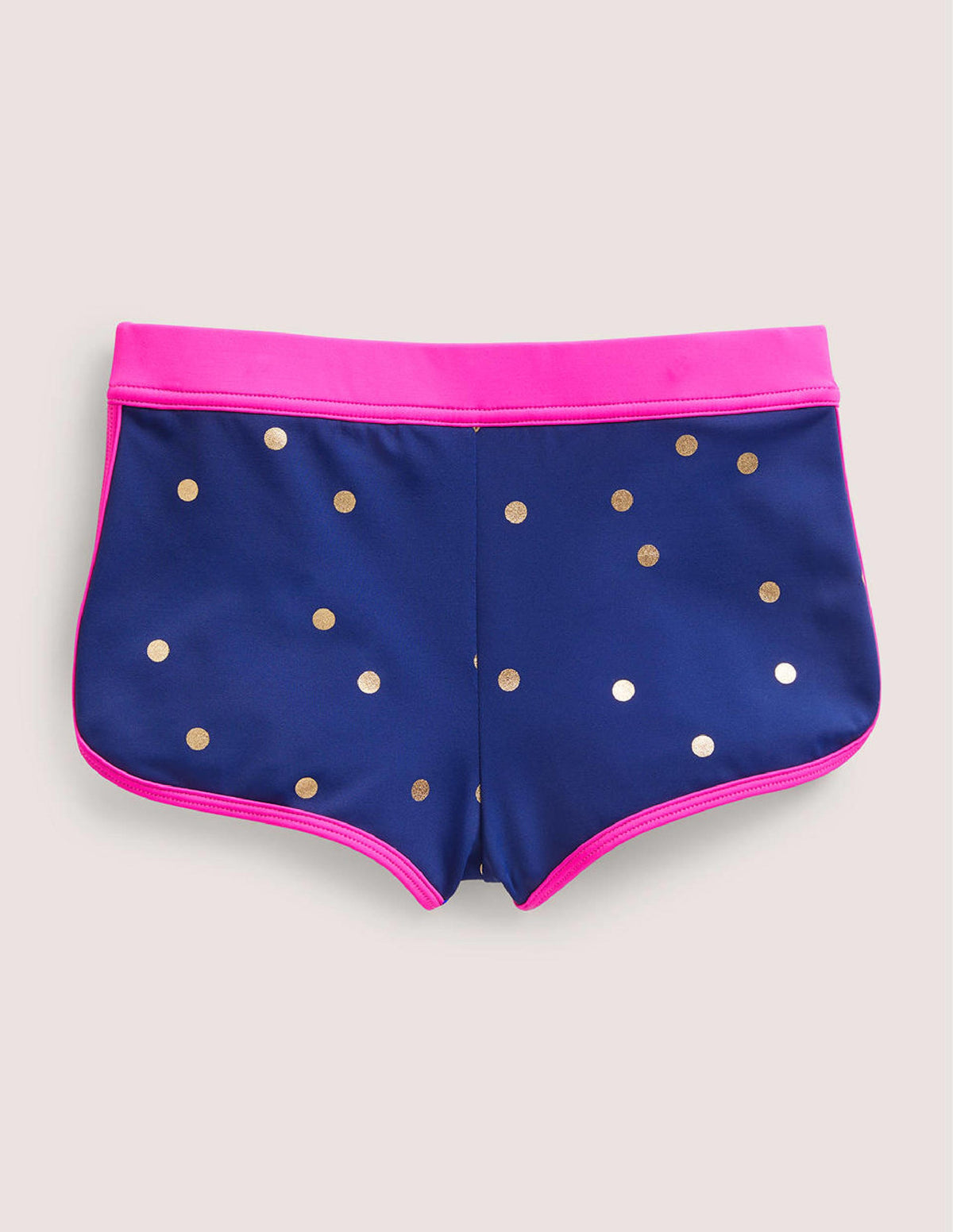 Patterned Swim Shorts-Harmony Blue Gold Spot - Image 2