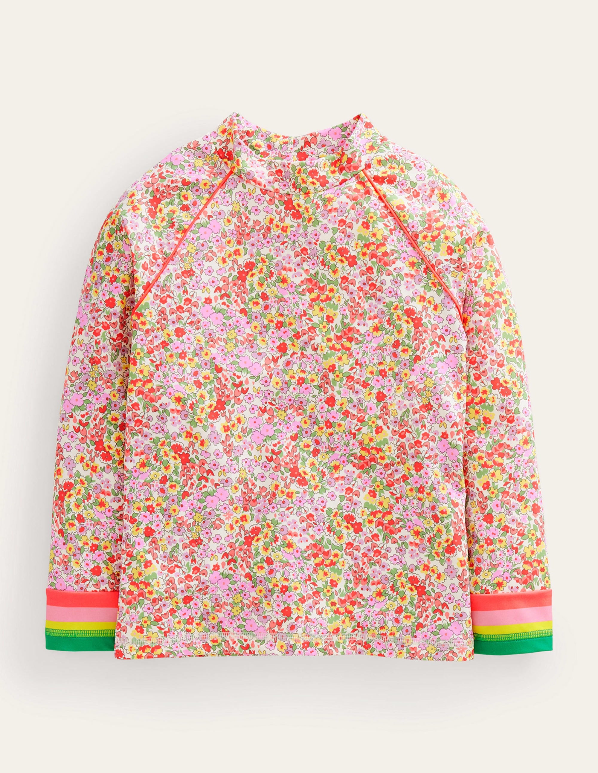 Patterned Rash Guard-Spring Time Floral - Image 1