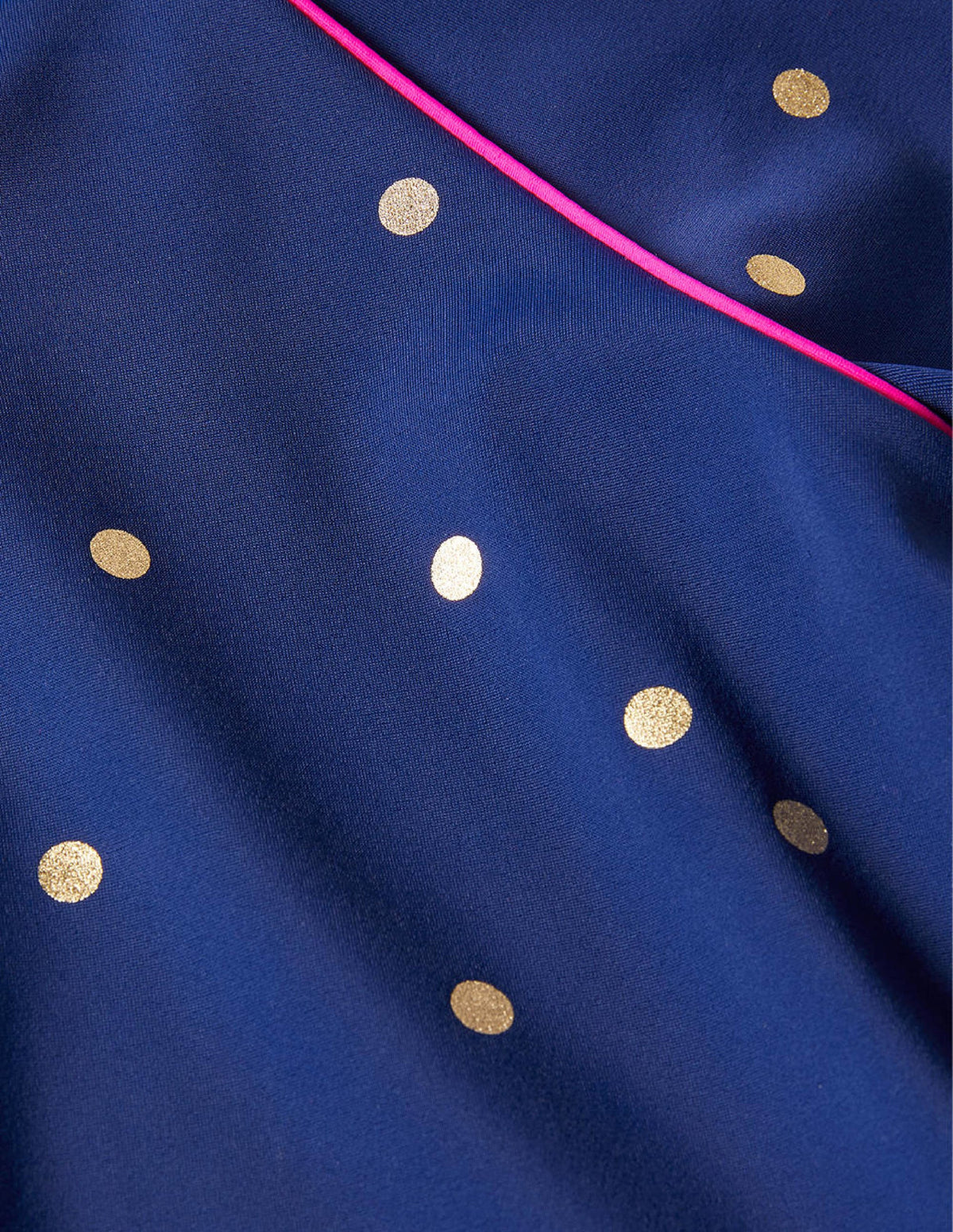 Patterned Rash Guard-Harmony Blue Gold Spot - Image 3