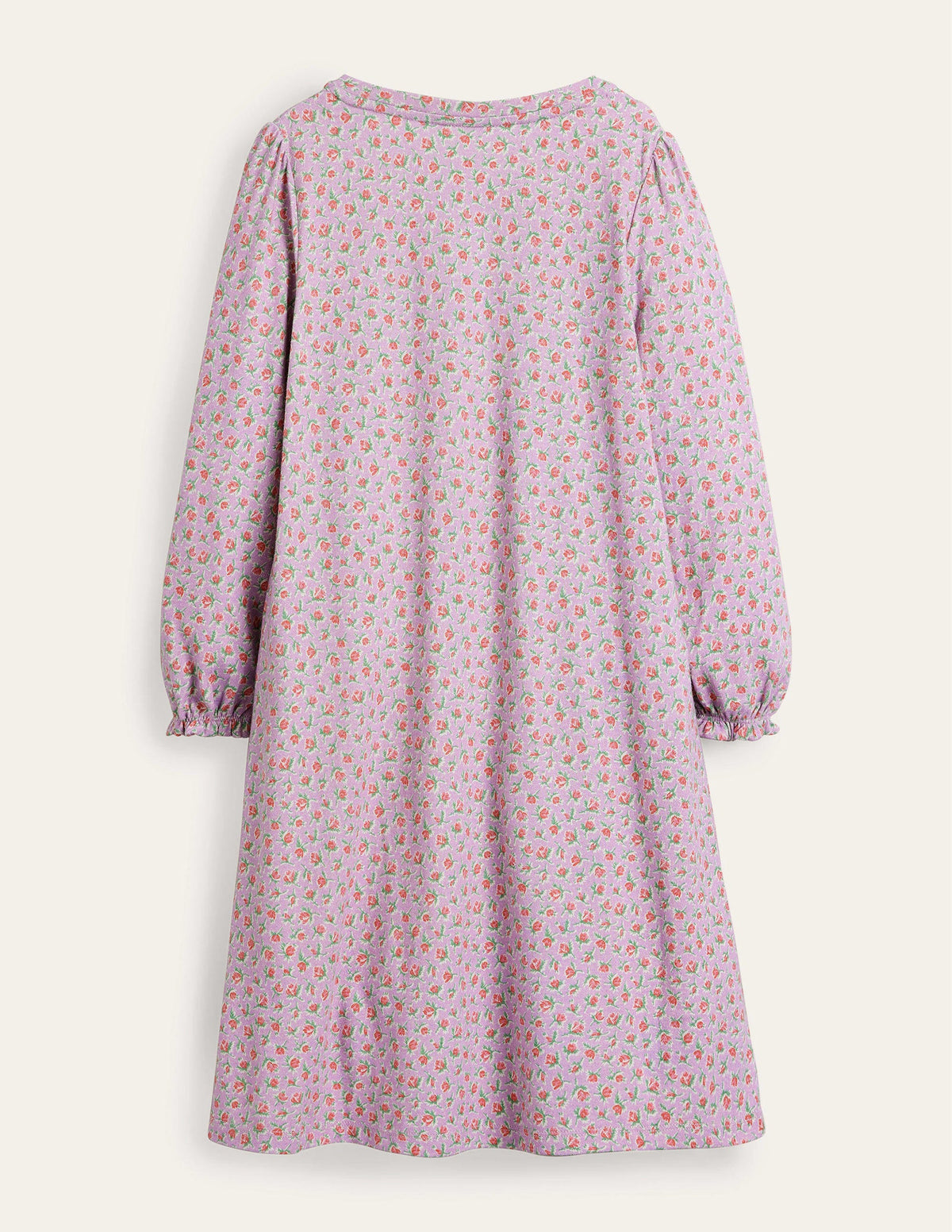 Printed Long-sleeved Nightie-Lilac Vintage Sprig - Image 2