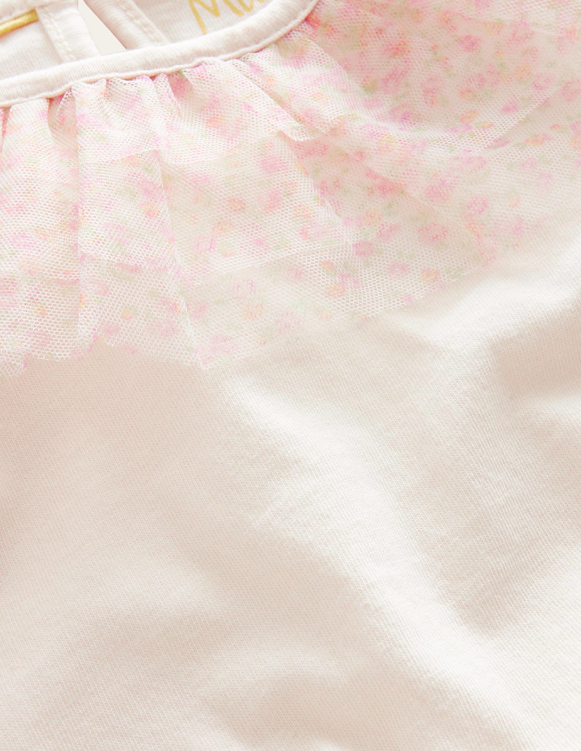 Tulle Jersey Top-Vanilla Pod - Image 3