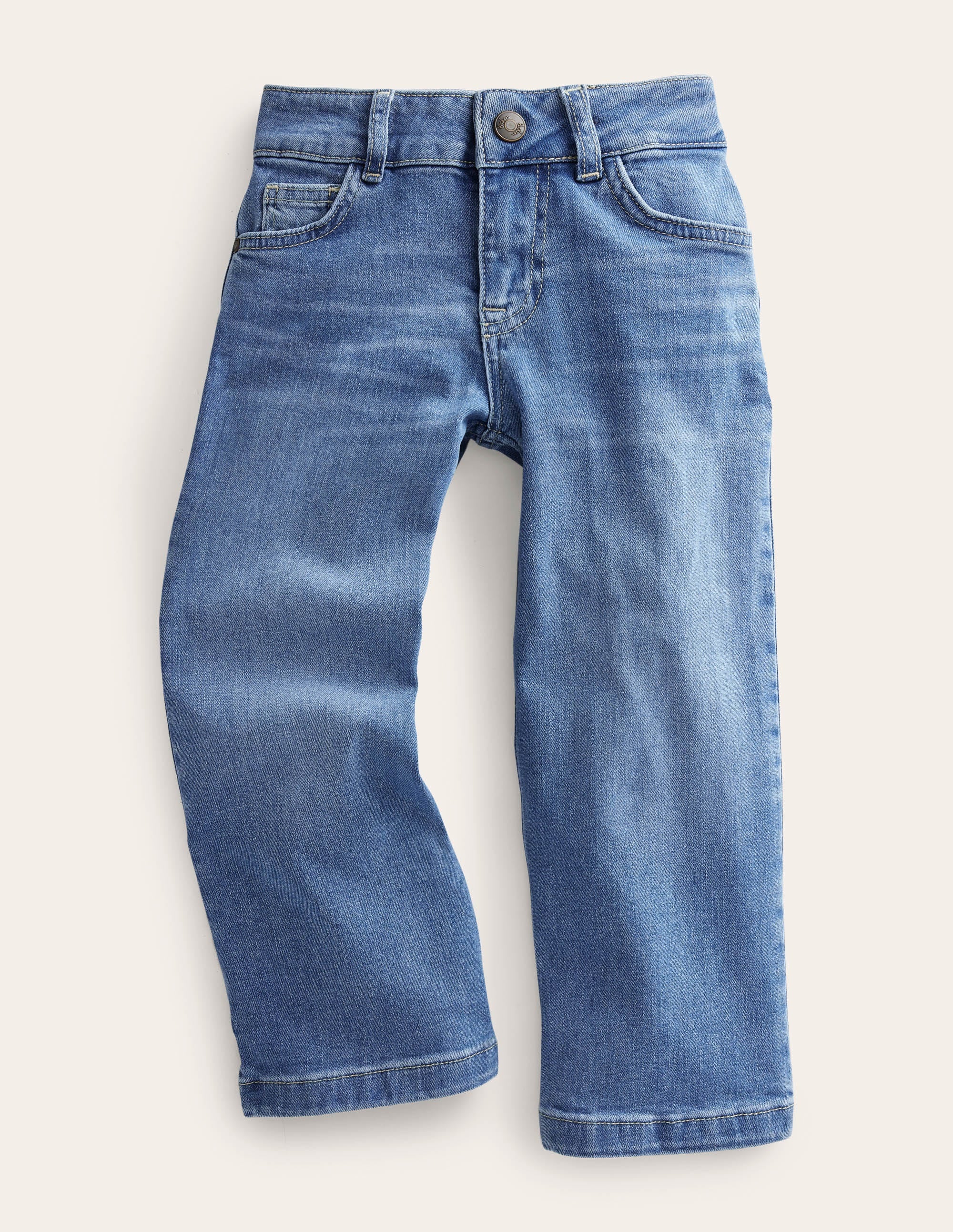 Straight Leg Flare Jean-Light Denim - Image 1