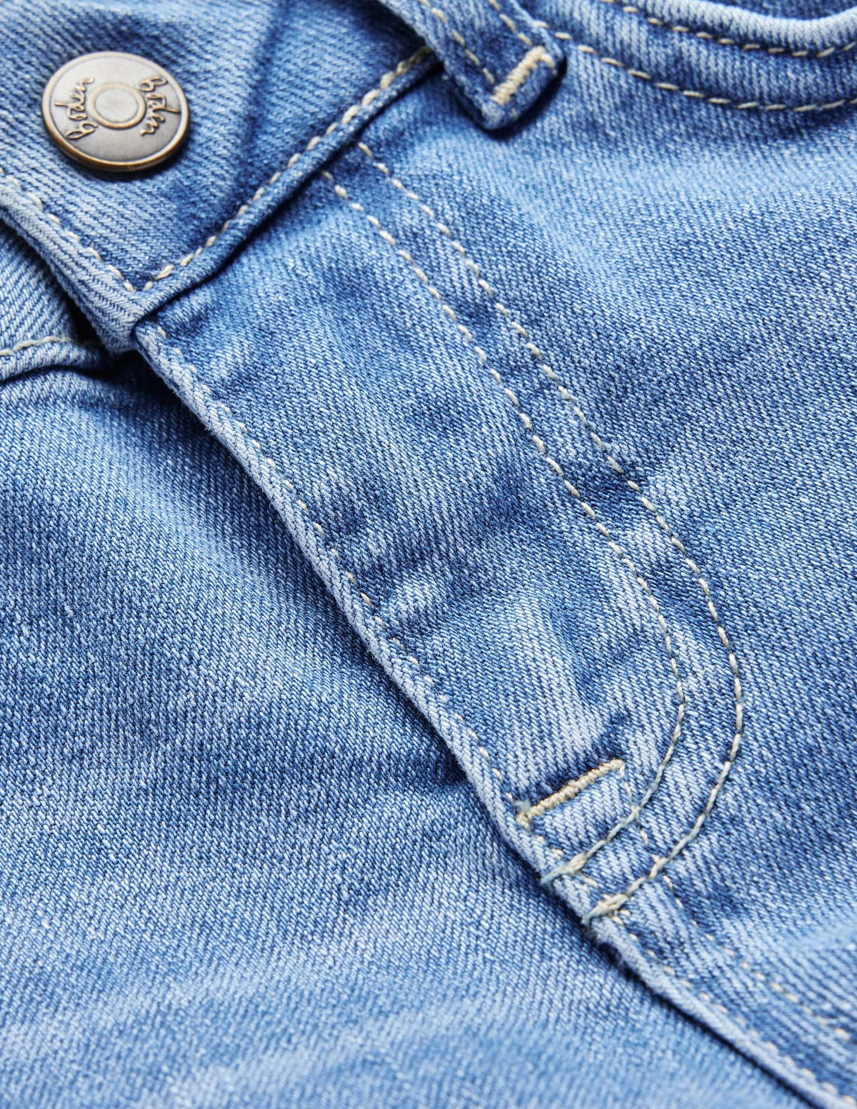 Straight Leg Flare Jean-Light Denim-3