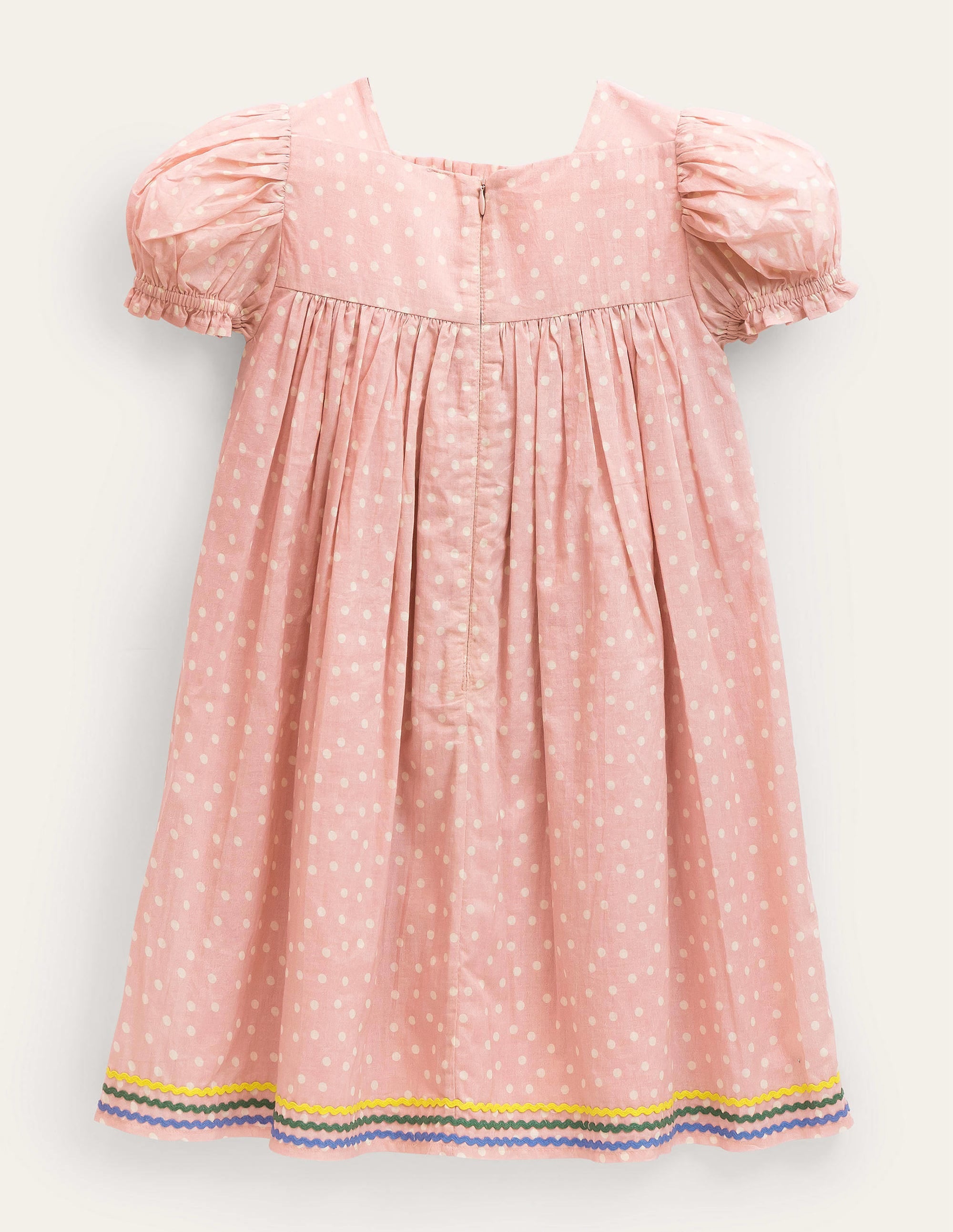 Embroidered Woven Dress-Boto Pink Spot Floral - Image 2