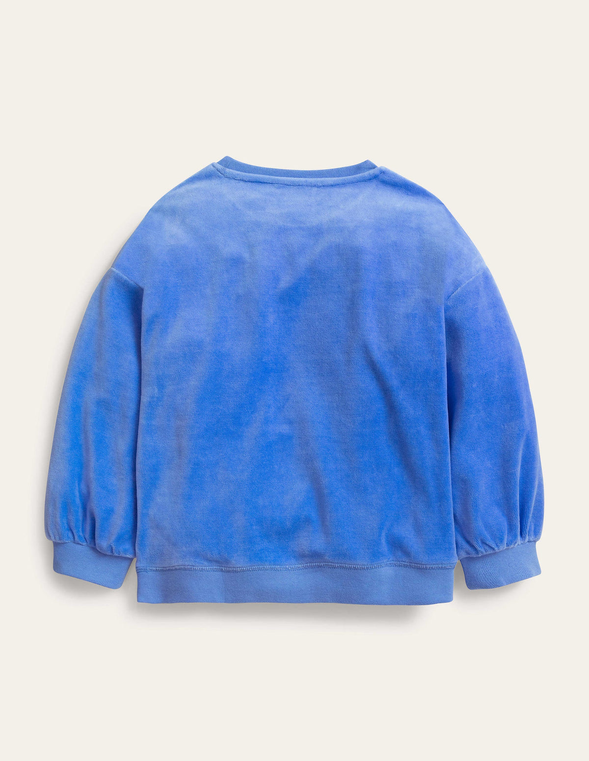 Velour Logo Sweat-Blue Marl Love - Image 2