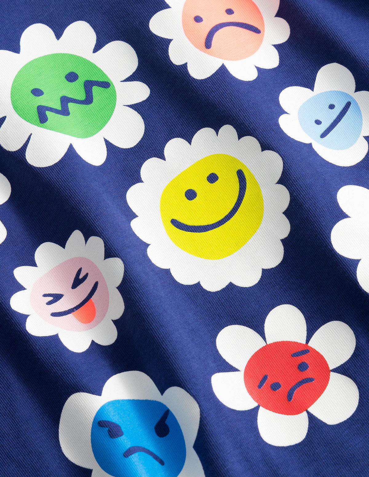 Long-Sleeved Logo Top-Starboard Blue Flowers-3