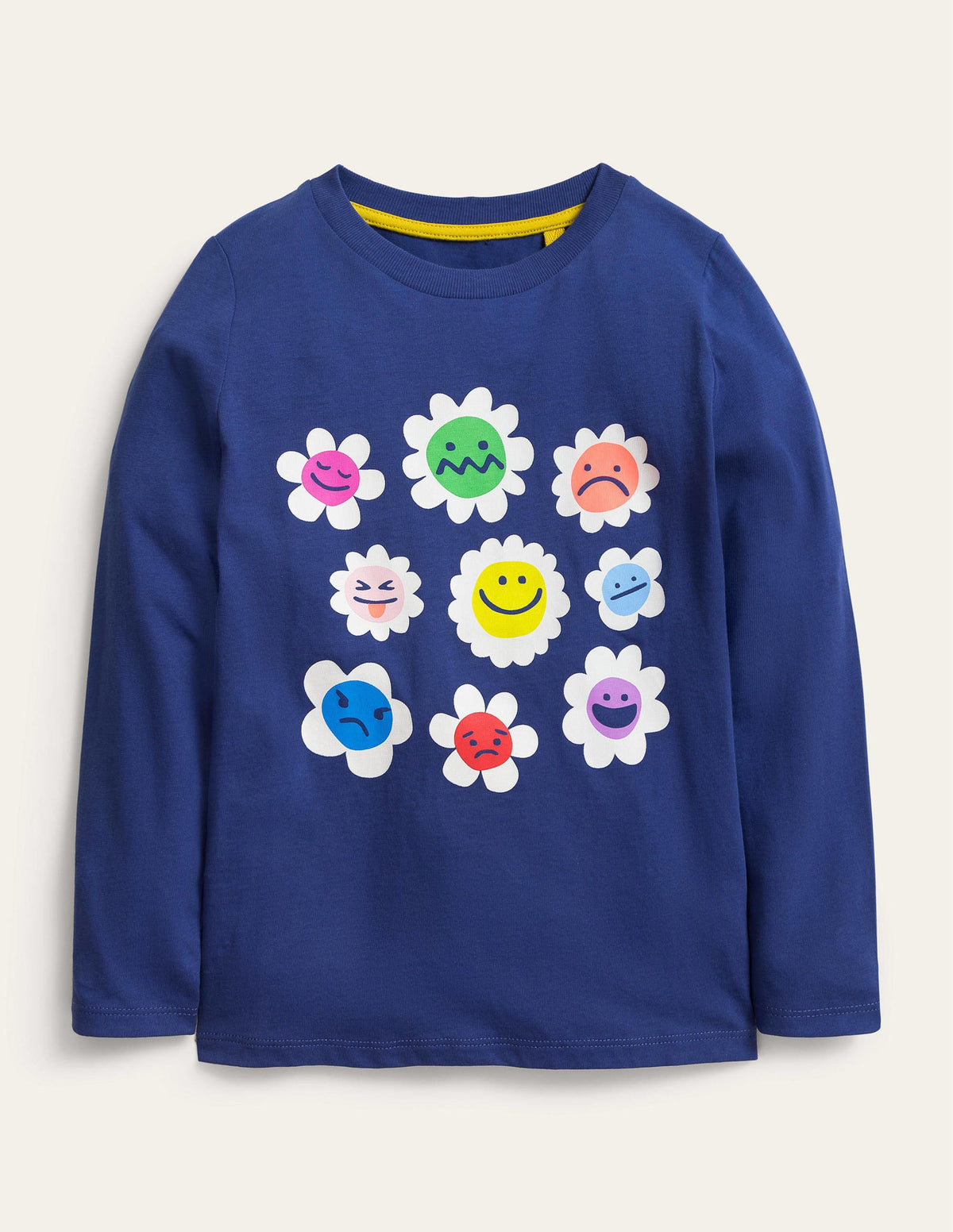 Long-Sleeved Logo Top-Starboard Blue Flowers-1