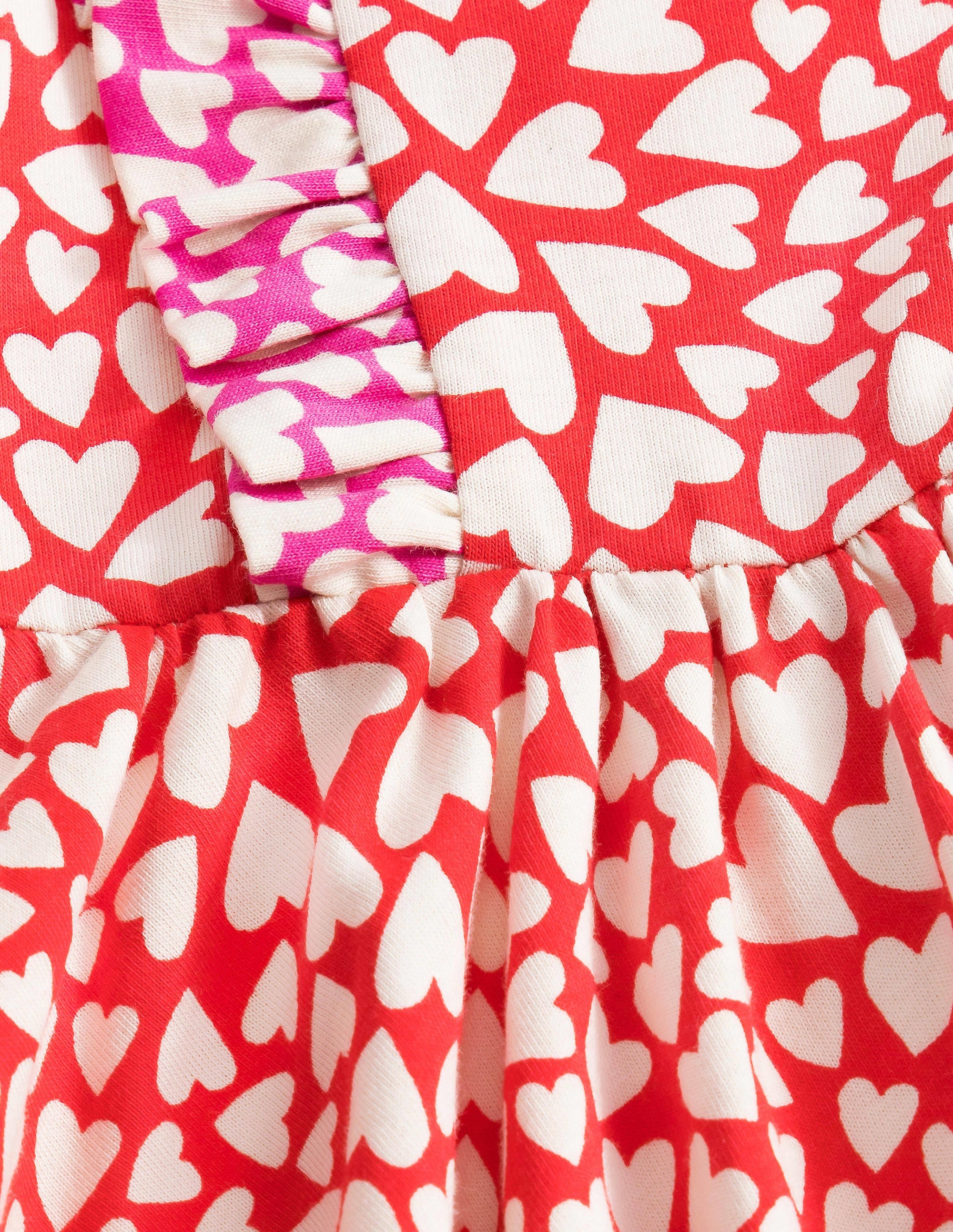 Frilly Twirly Dress-Strawberry Tart Red Hearts - Image 3