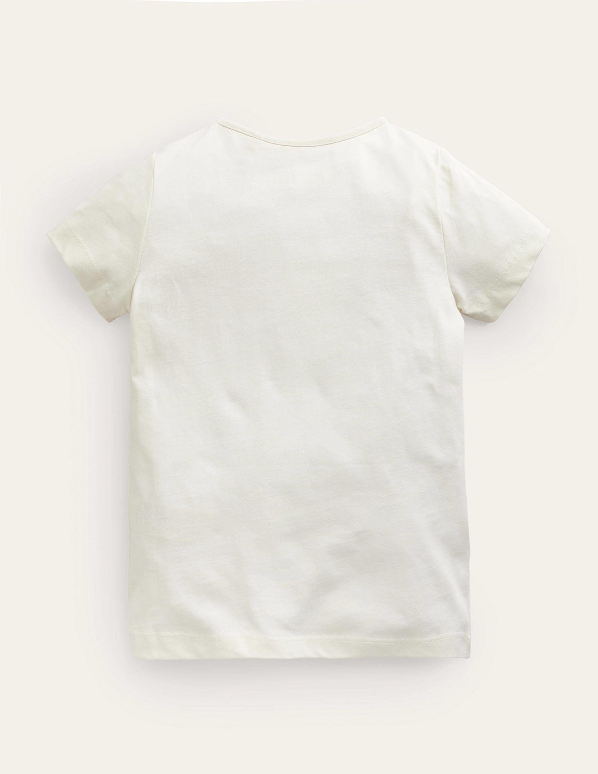 Printed Graphic T-Shirt-Ivory Super Natural-2