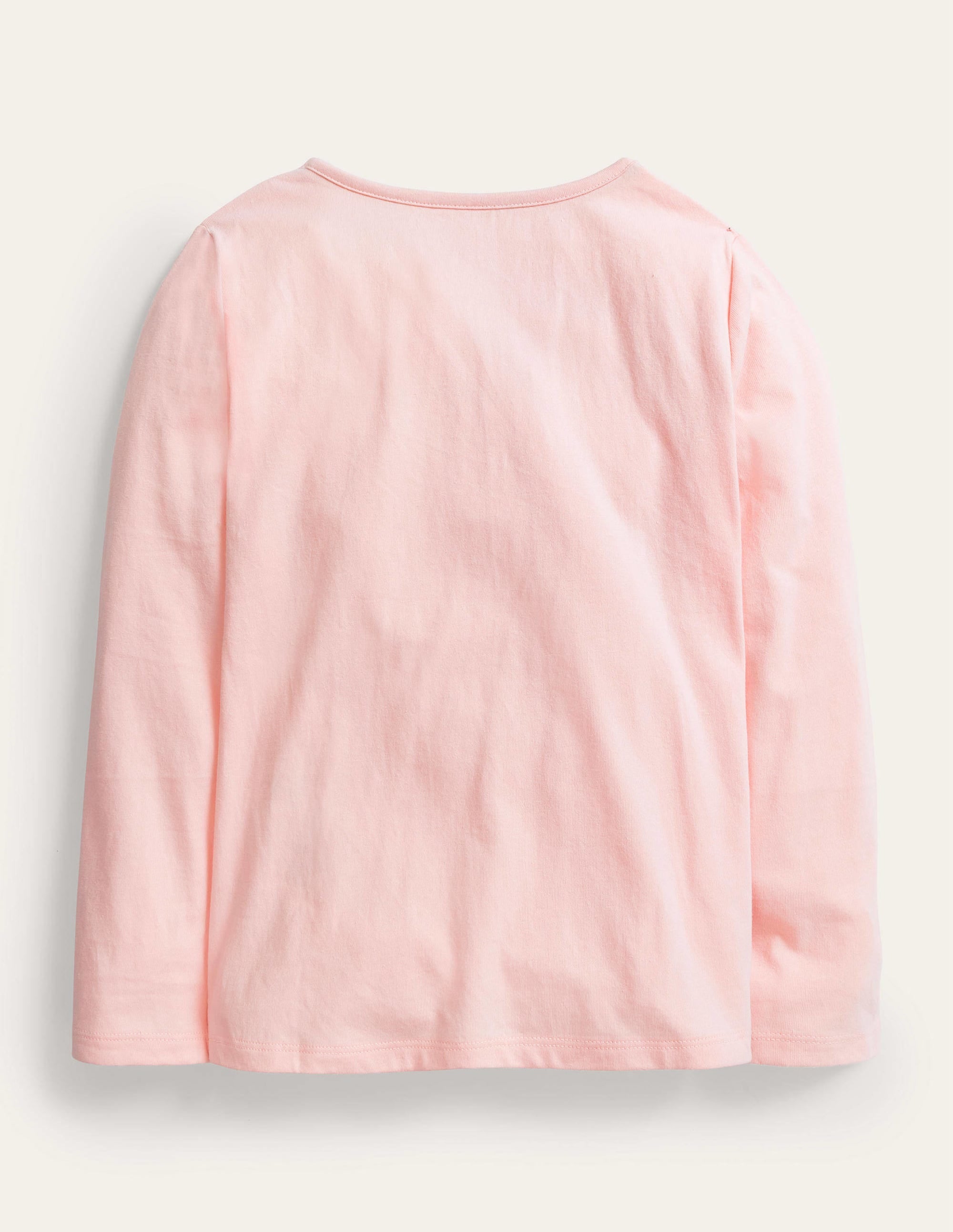 Long Sleeve Appliqué Top-Pink Guinea Pig - Image 2