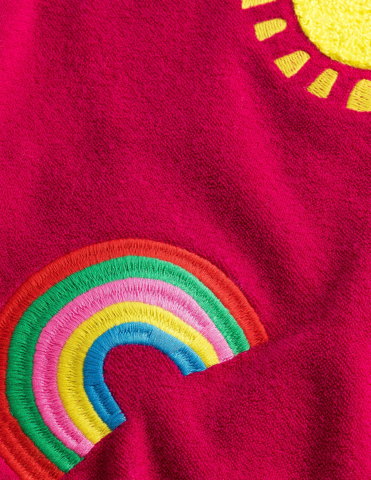 Toweling Logo Sweatshirt-Candy Cane Pink - Image 3