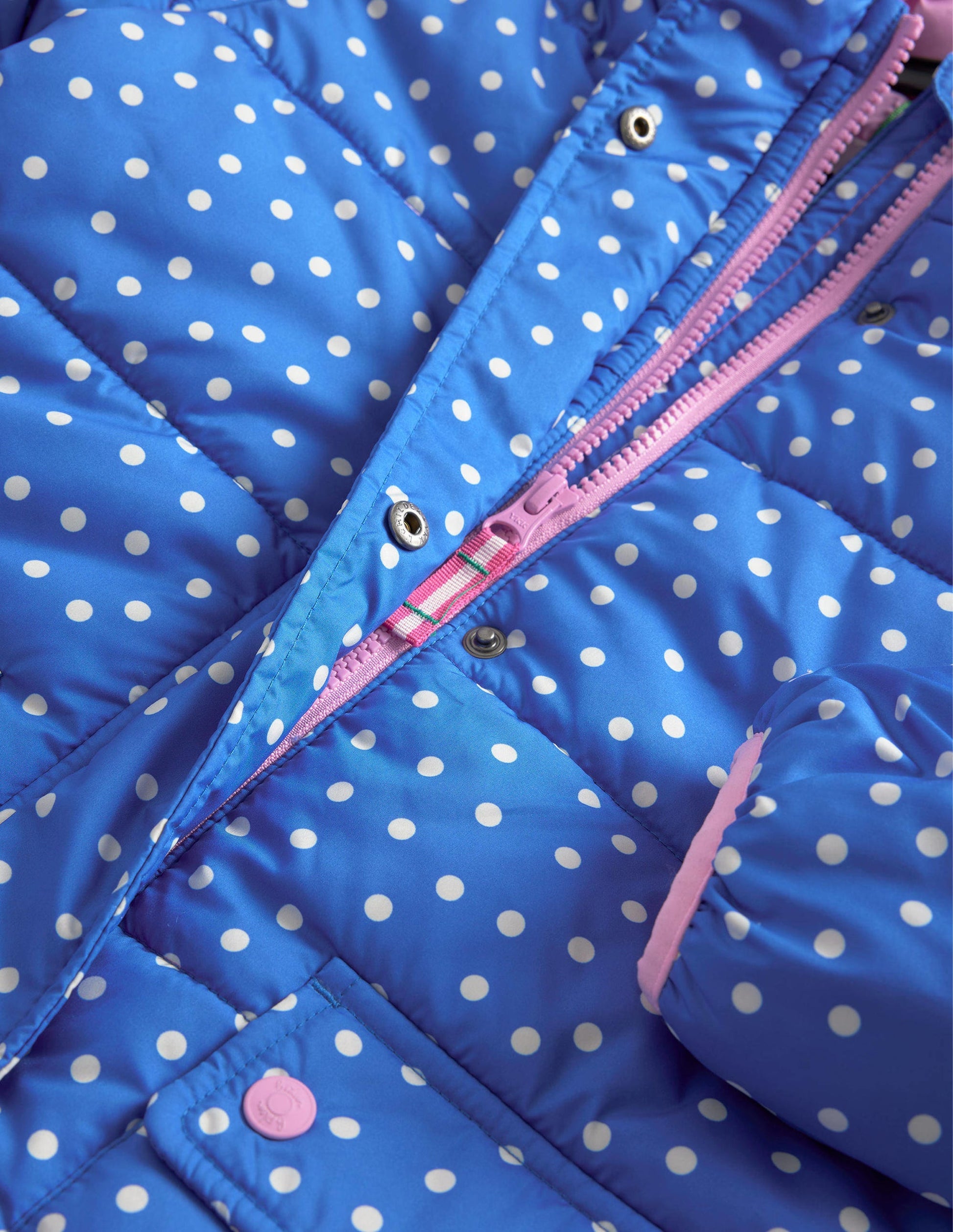 Lofty Puffa Coat-Cabana Blue Spot-3