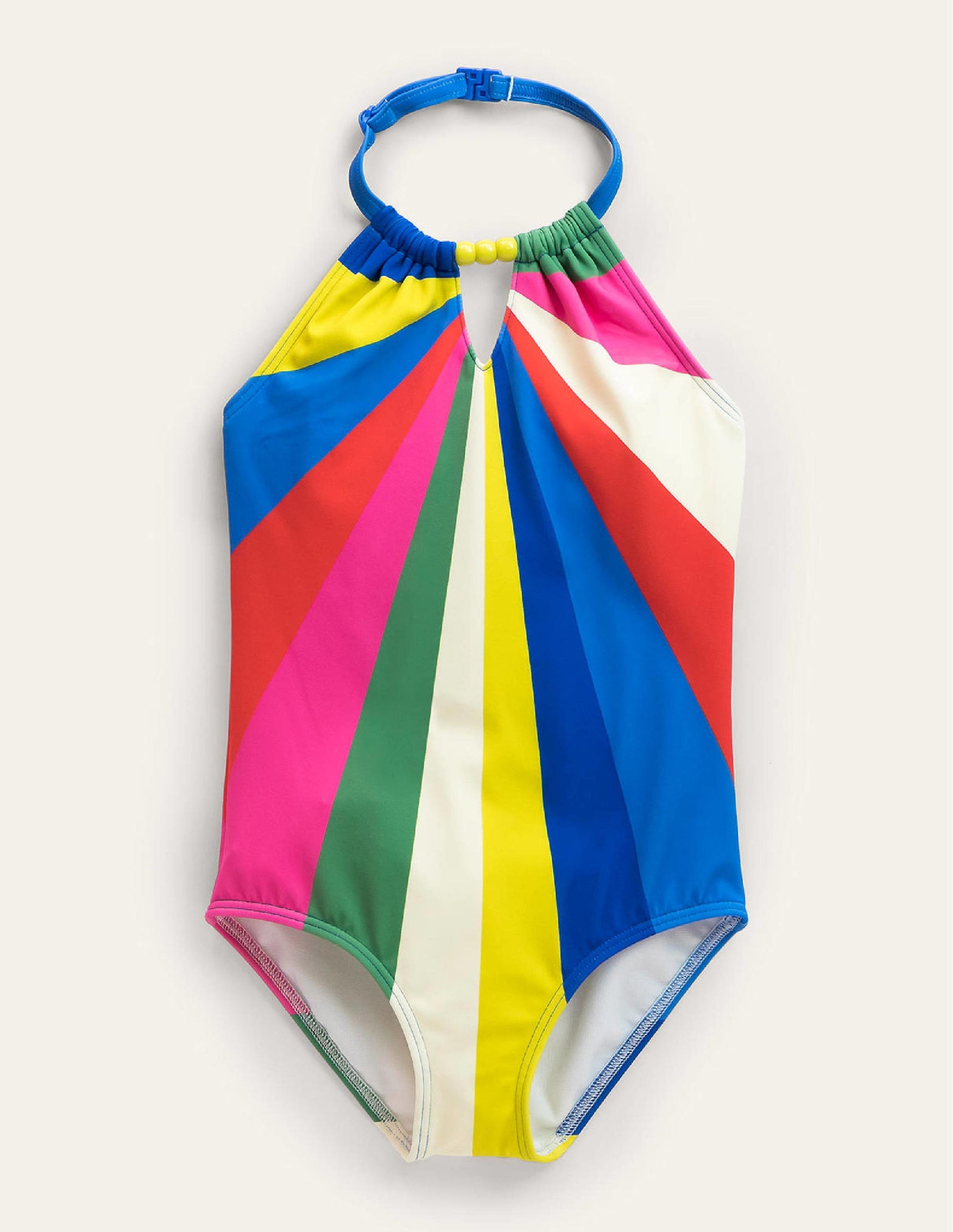 Halterneck Swimsuit-Multi-1