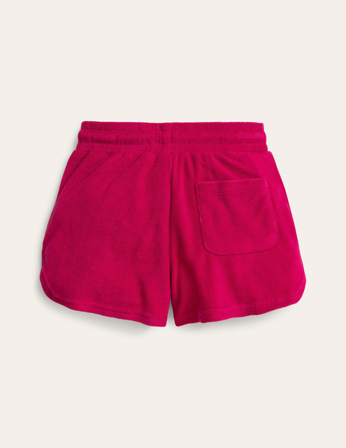 Towelling Appliqué Shorts-Candy Cane-2