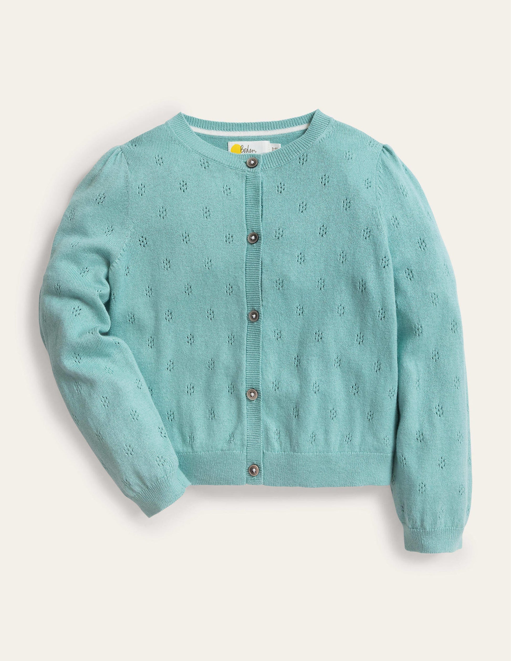Cotton Cashmere Cardigan-Hot Spring-1