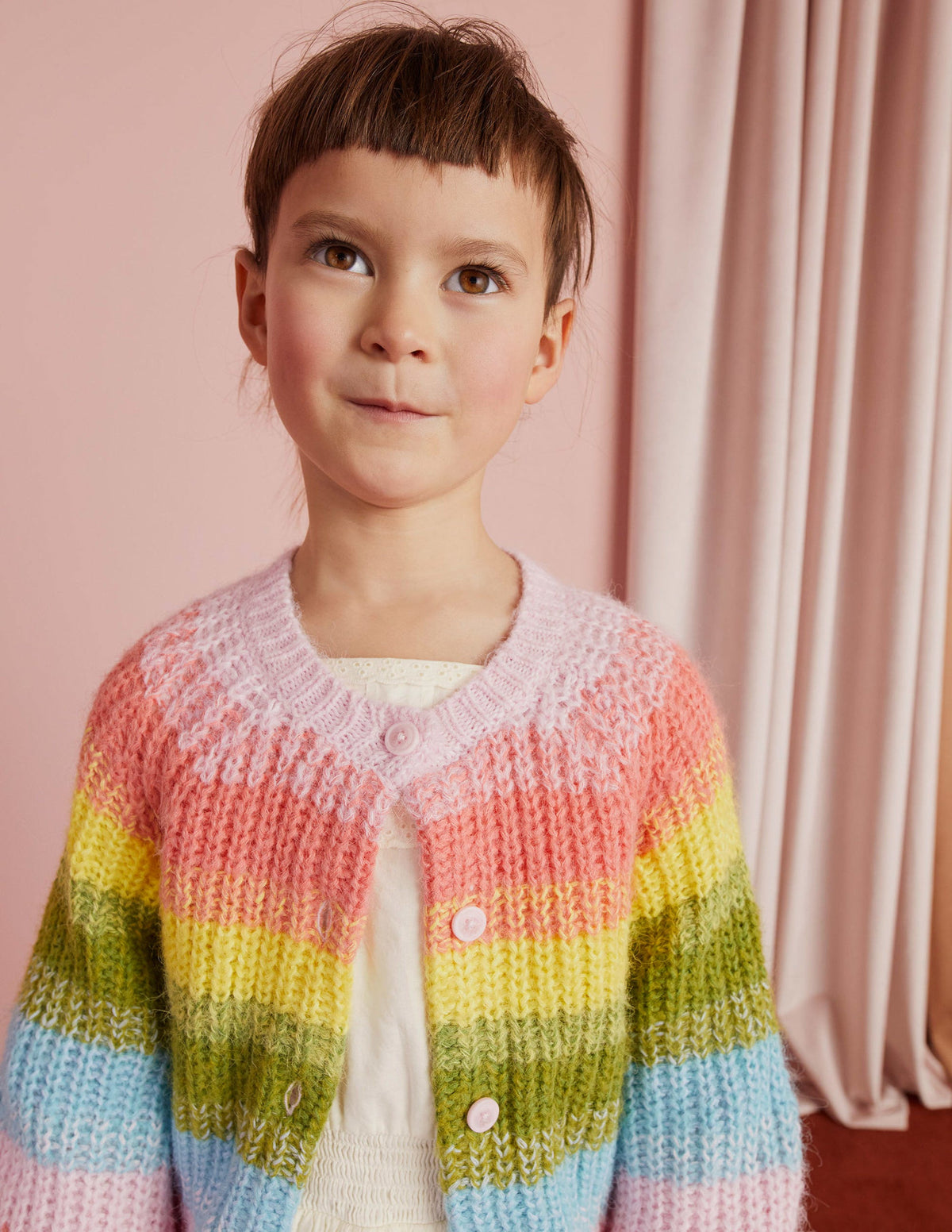 Ombre Rainbow Cardigan-Multi - Image 5