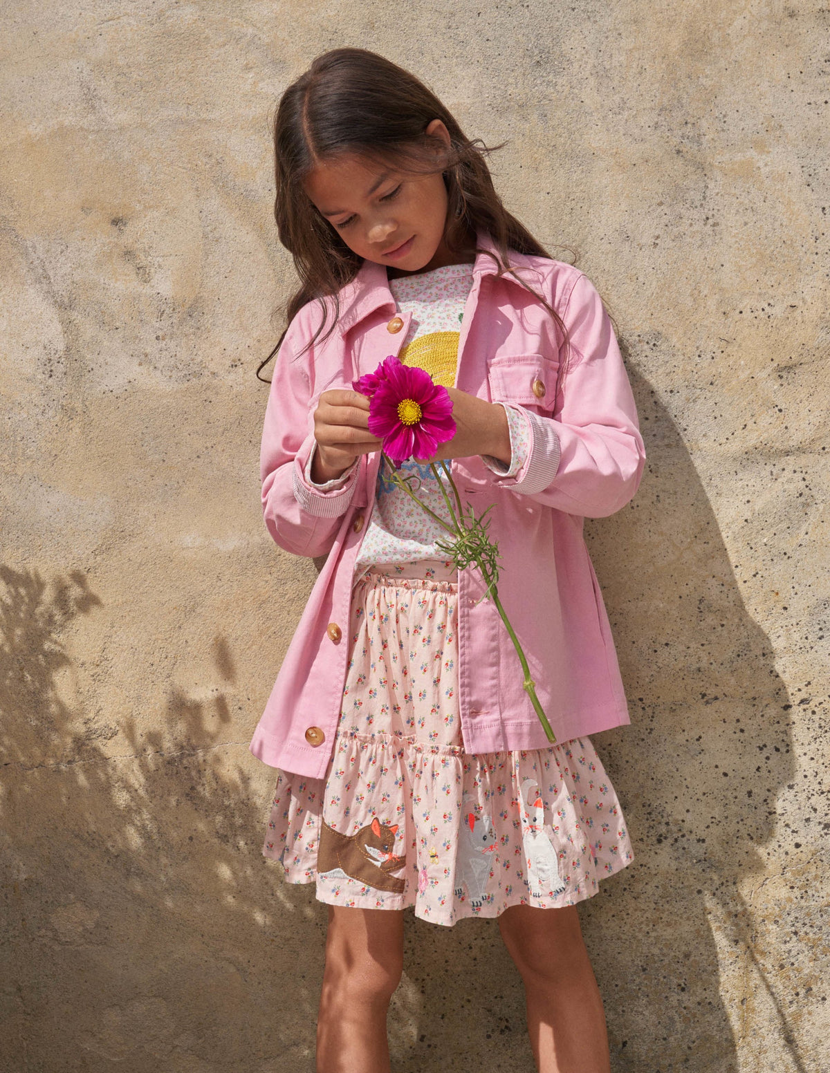 Embroidered Top-Ivory Floral Lemonade - Image 5