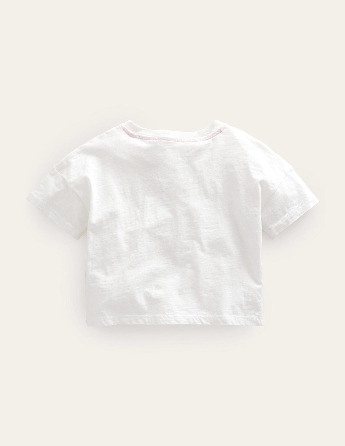 Relaxed T-shirt-Ivory Floral Stripe - Image 2