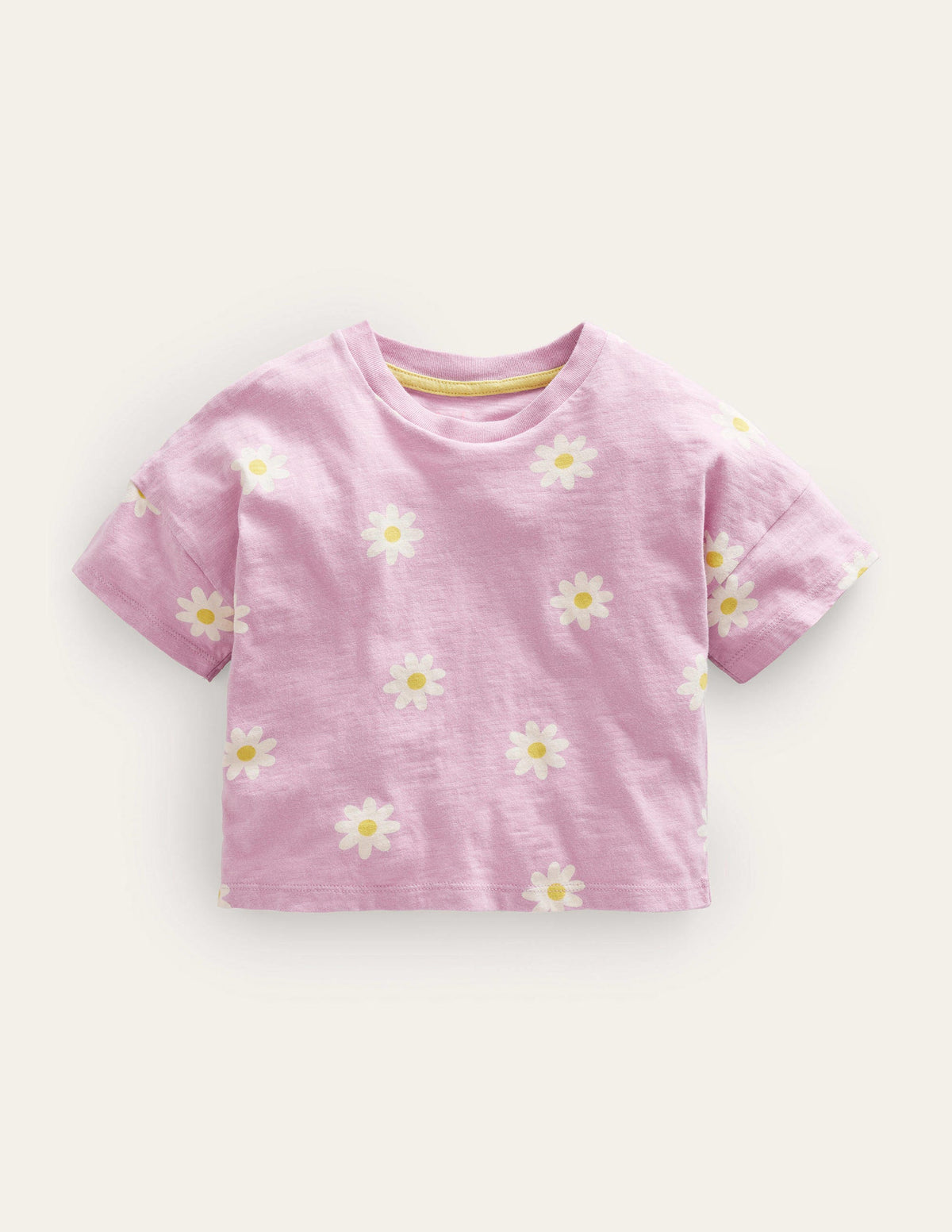 Relaxed T-shirt-Soft Lavender Daisies-1