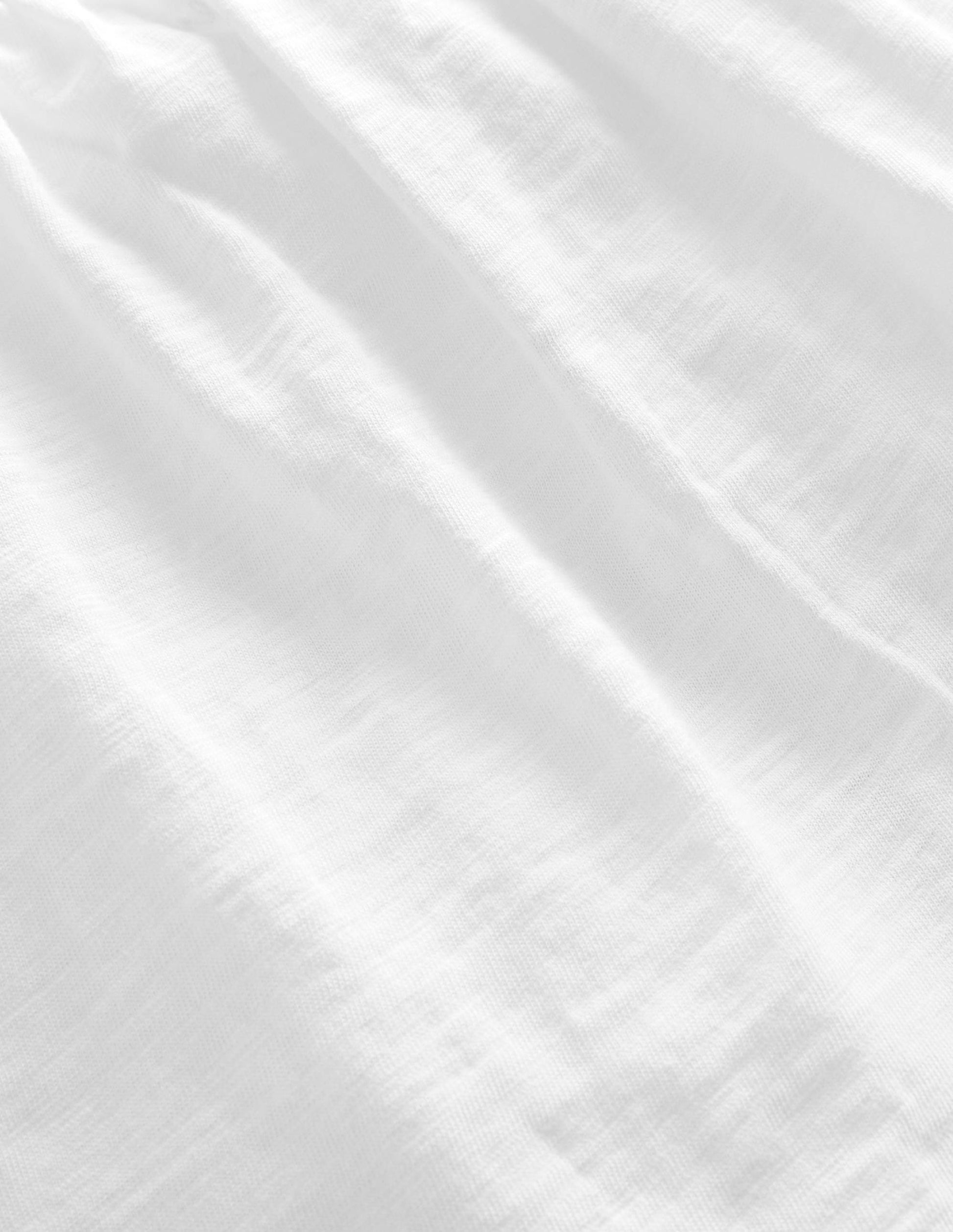 Square Neck Broderie Mix Top-White-3