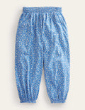 Jersey Harem Pants-Penzance Blue Orchard
