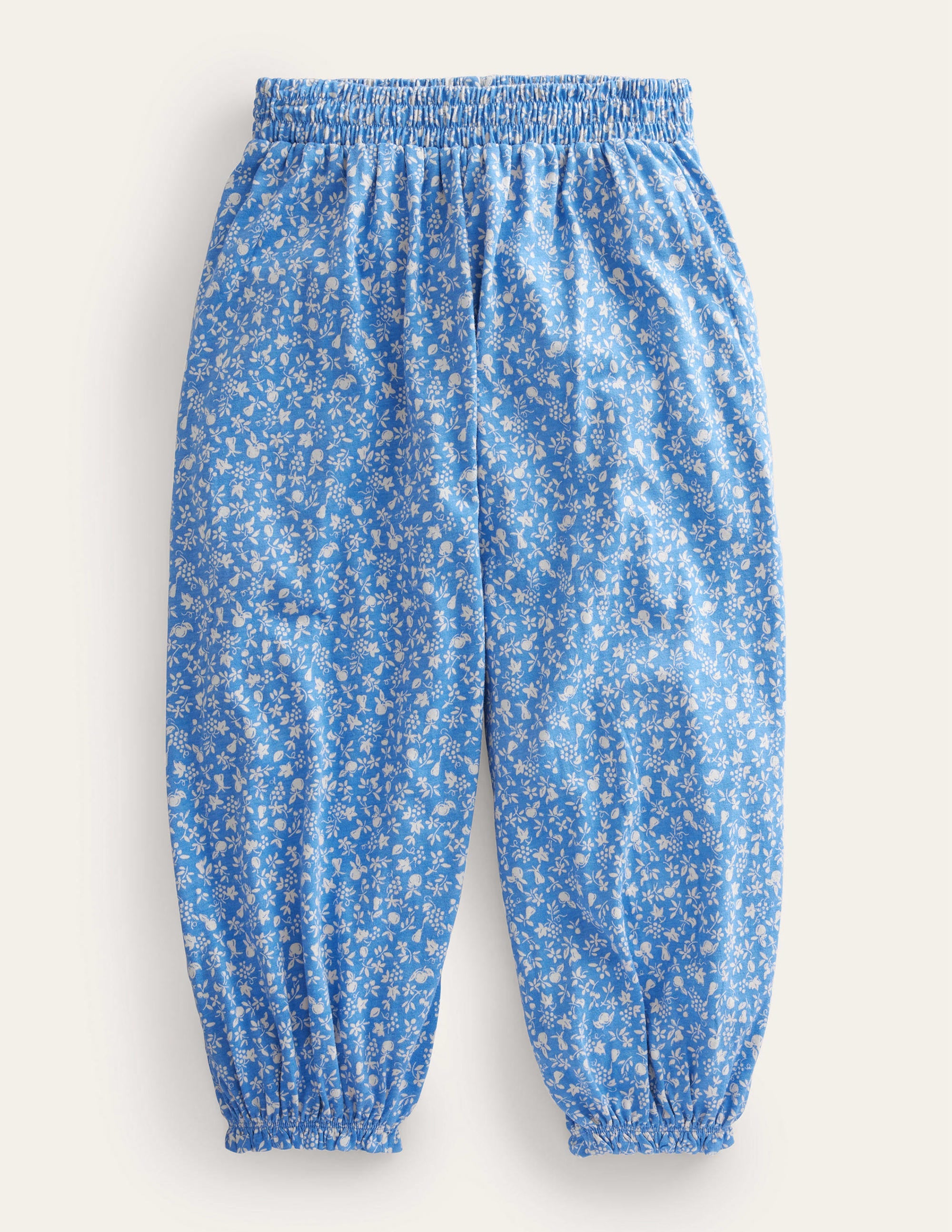 Jersey Harem Pants-Penzance Blue Orchard - Image 1
