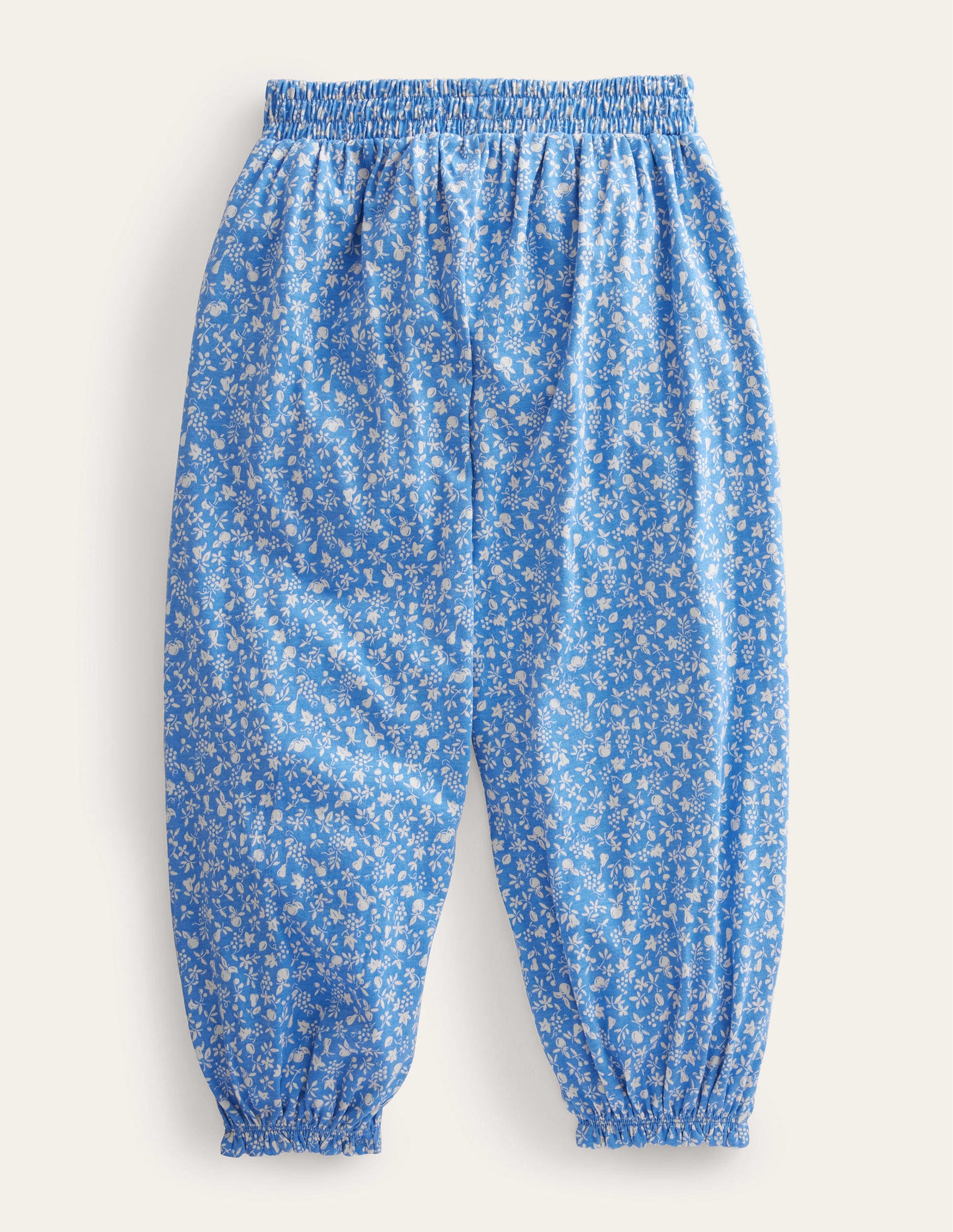 Jersey Harem Pants-Penzance Blue Orchard-2