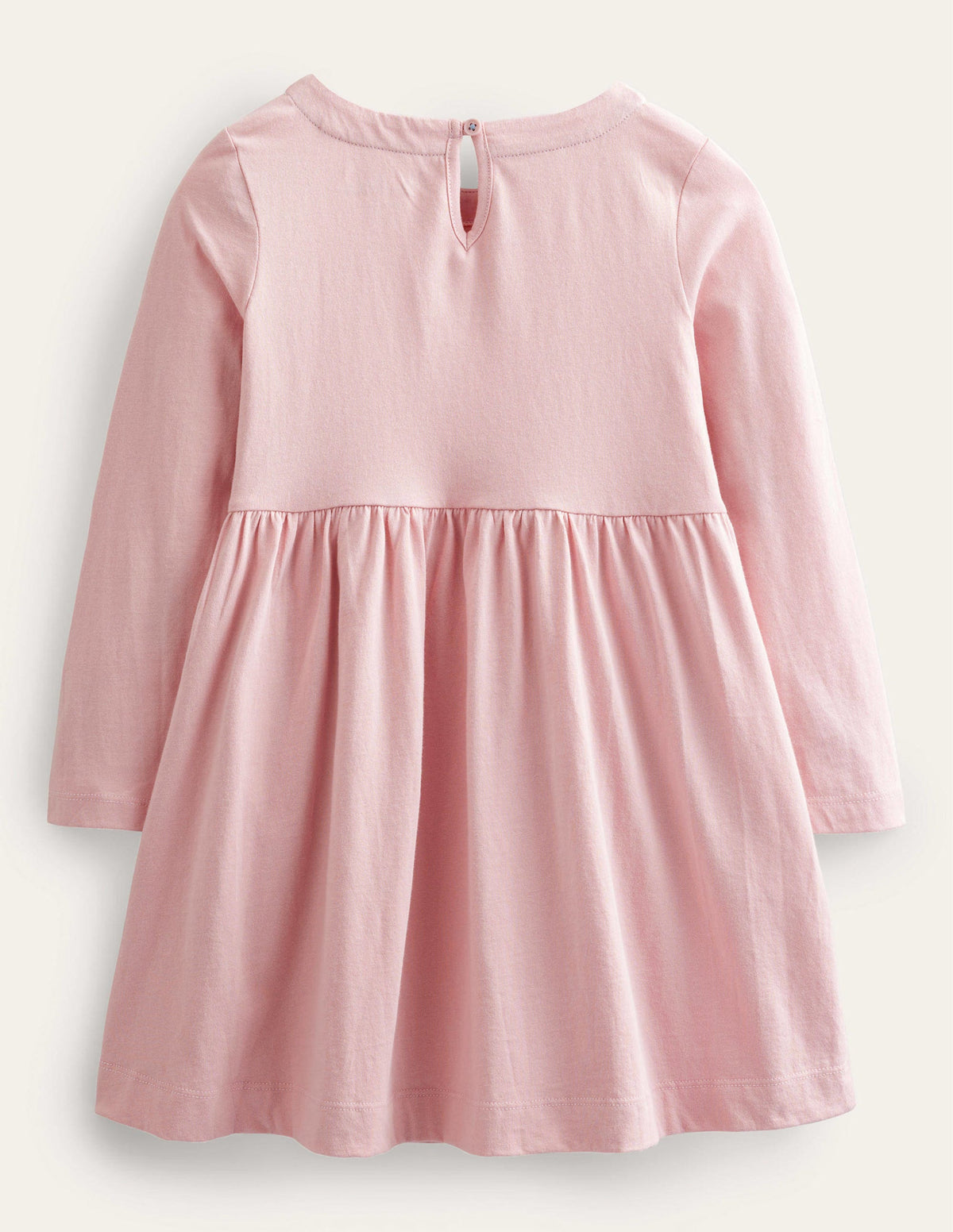 Flutter Jersey Dress-Boto Pink Butterfly - Image 2