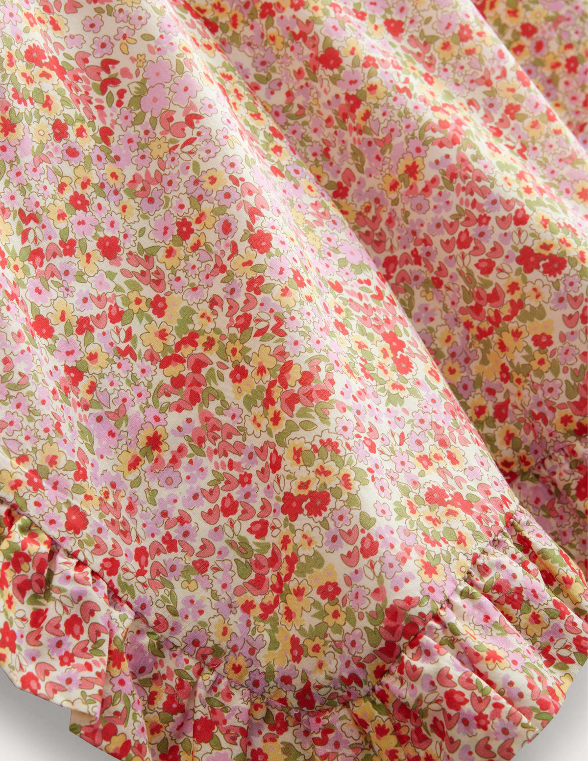 Towelling Poncho Hoodie-Spring Time Floral - Image 3
