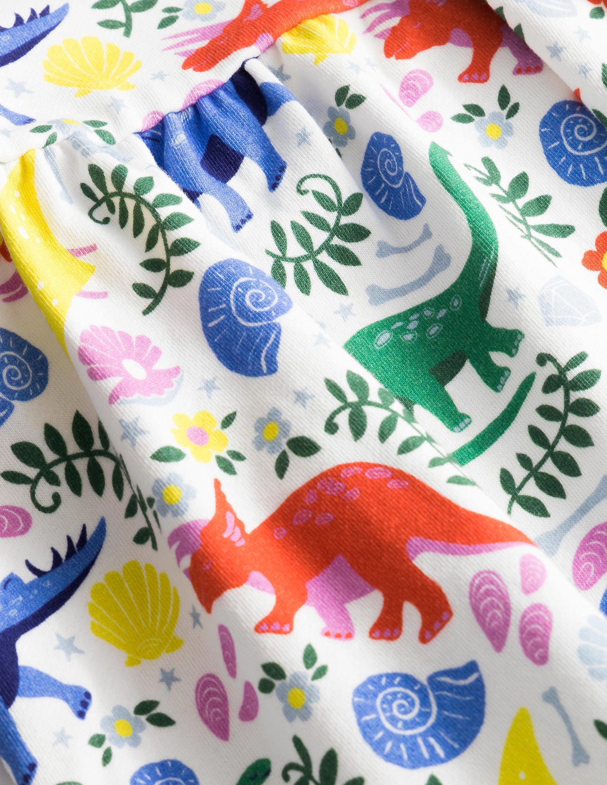 Relaxed Jersey Dress-Vanilla Pod Dinosaurs-3