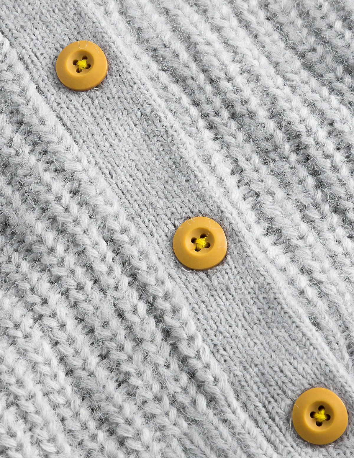 Fluffy Cardigan-Sliver Marl-3