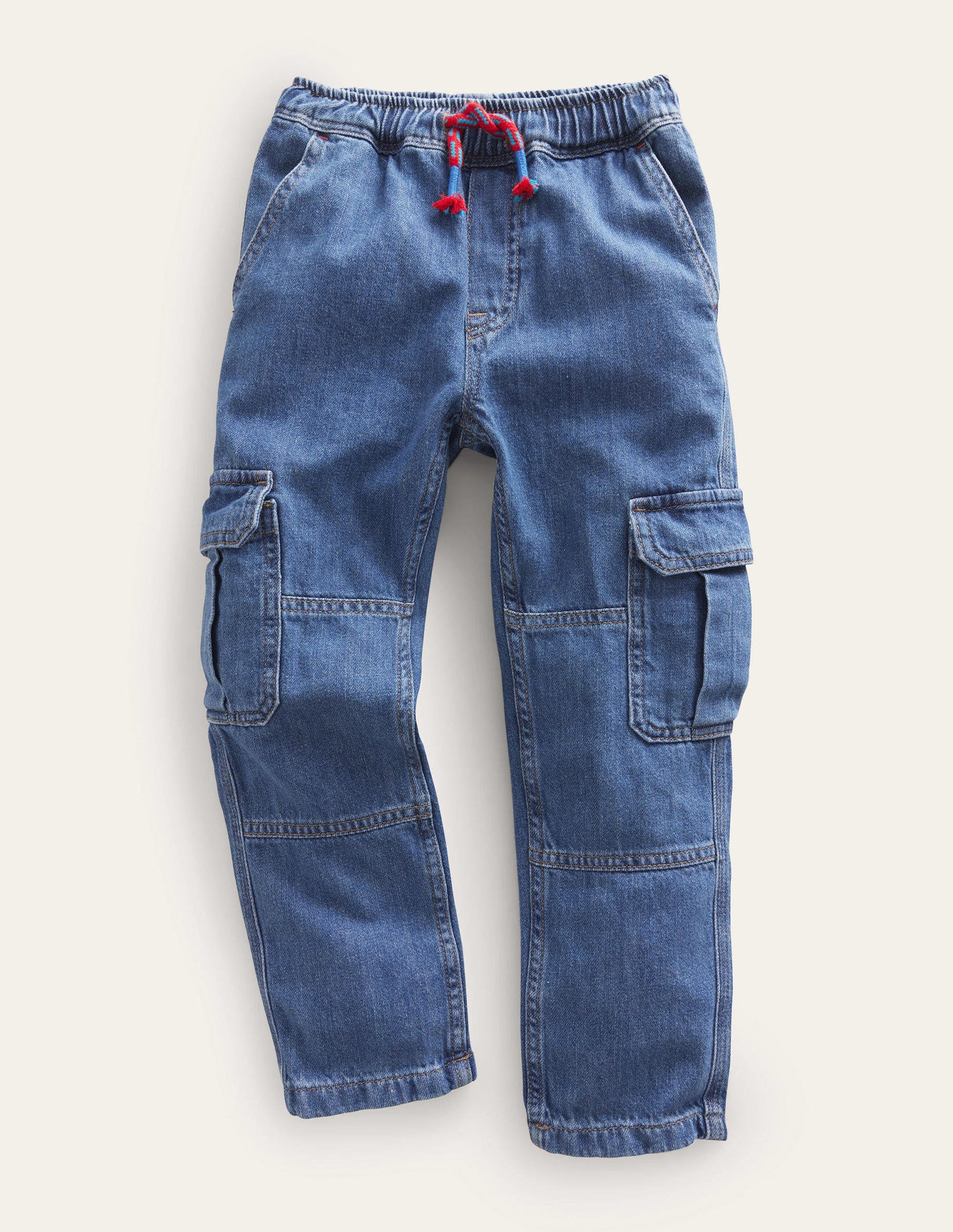 Cargo Jean-Mid Vintage Denim-1