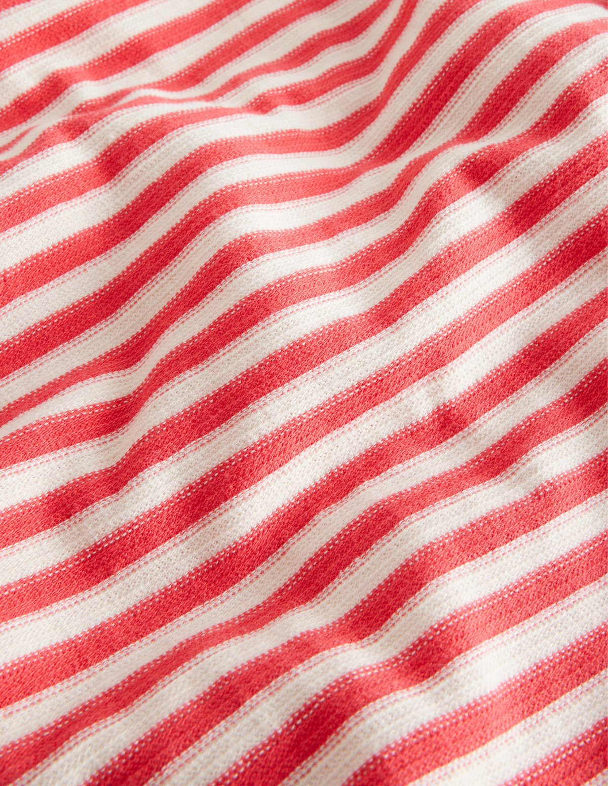 Texture Breton-Kumquat Orange/White - Image 3