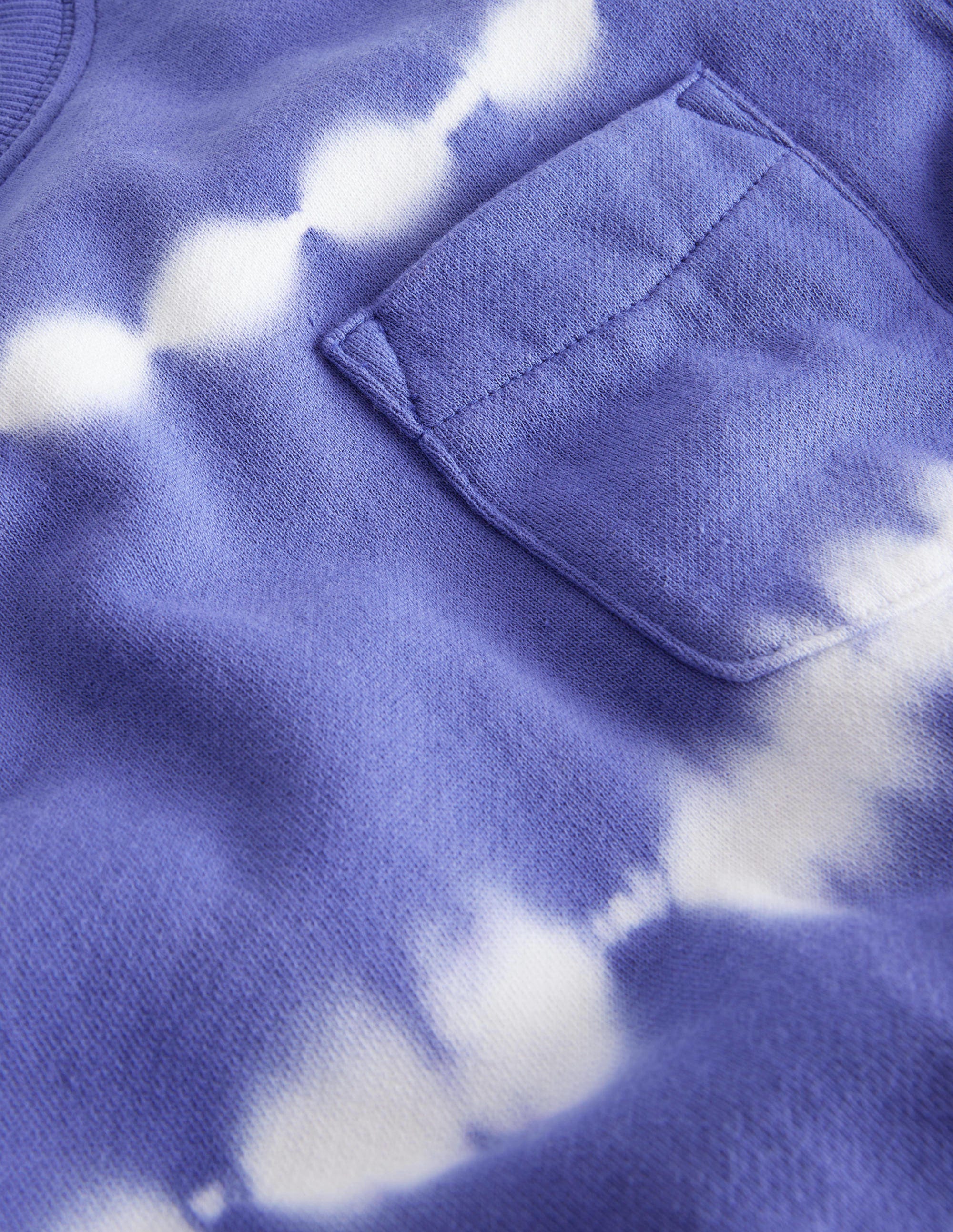 Tie Dye Sweatshirt-Blue/Ivory - Image 3