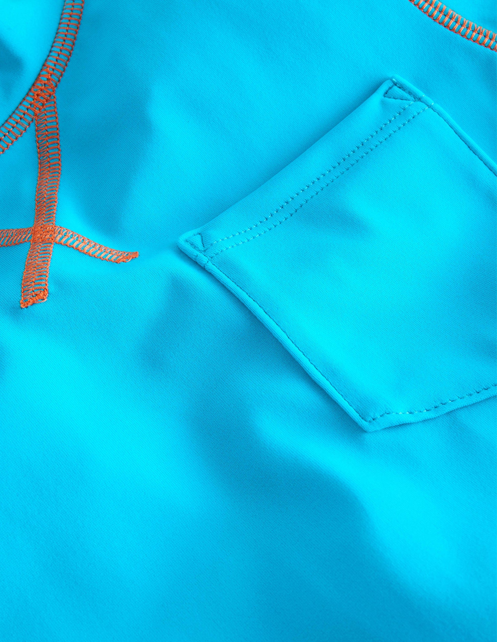 Short Sleeve Rash Guard-Cabana Blue-3