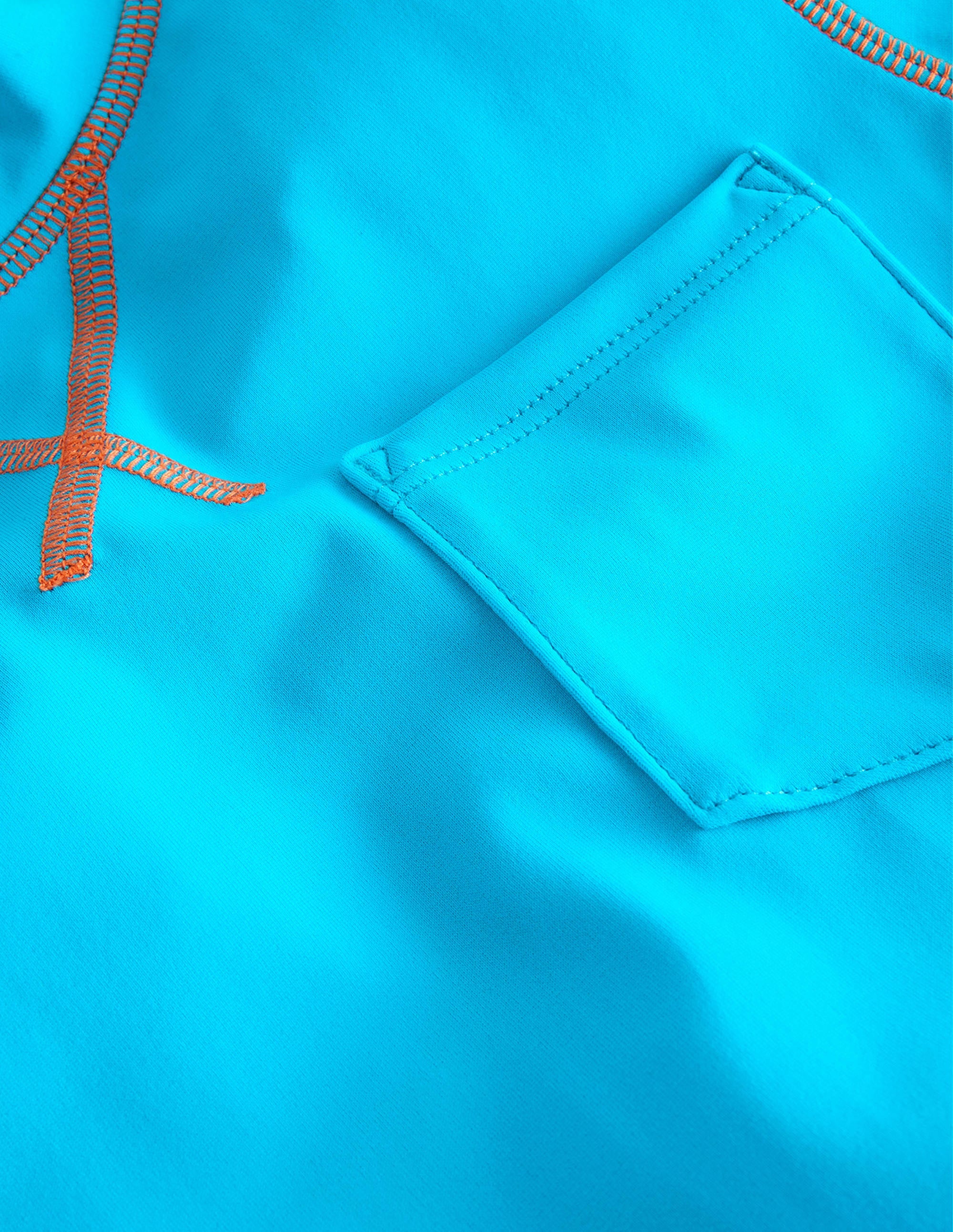Short Sleeve Rash Guard-Cabana Blue - Image 3